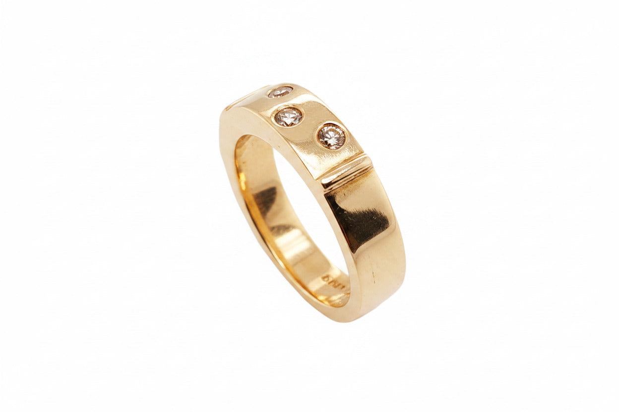 Brillant Ring 585/14kt Gold Gr.54