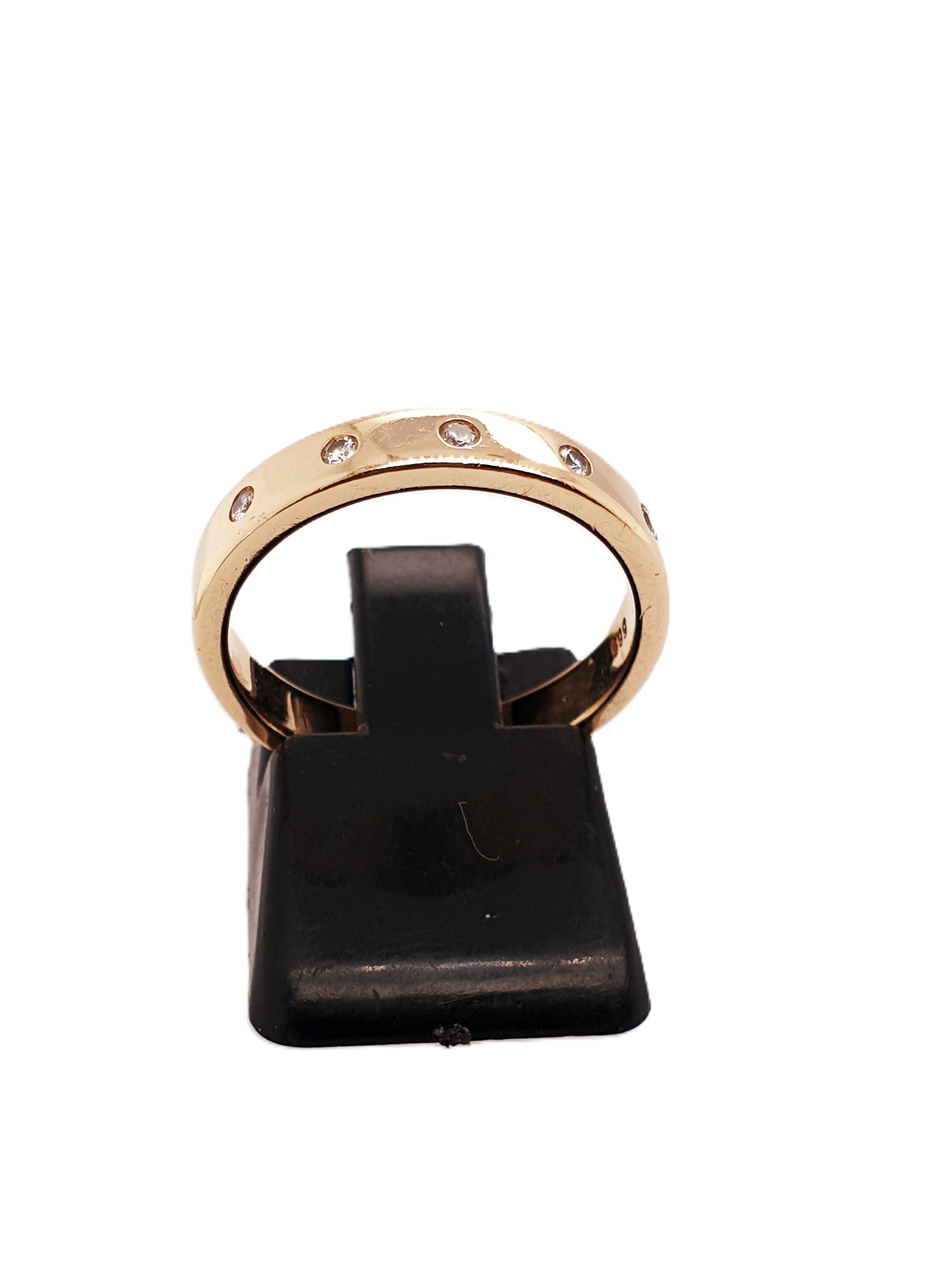 Brillant Gold Ring 585/14kt Gr.54