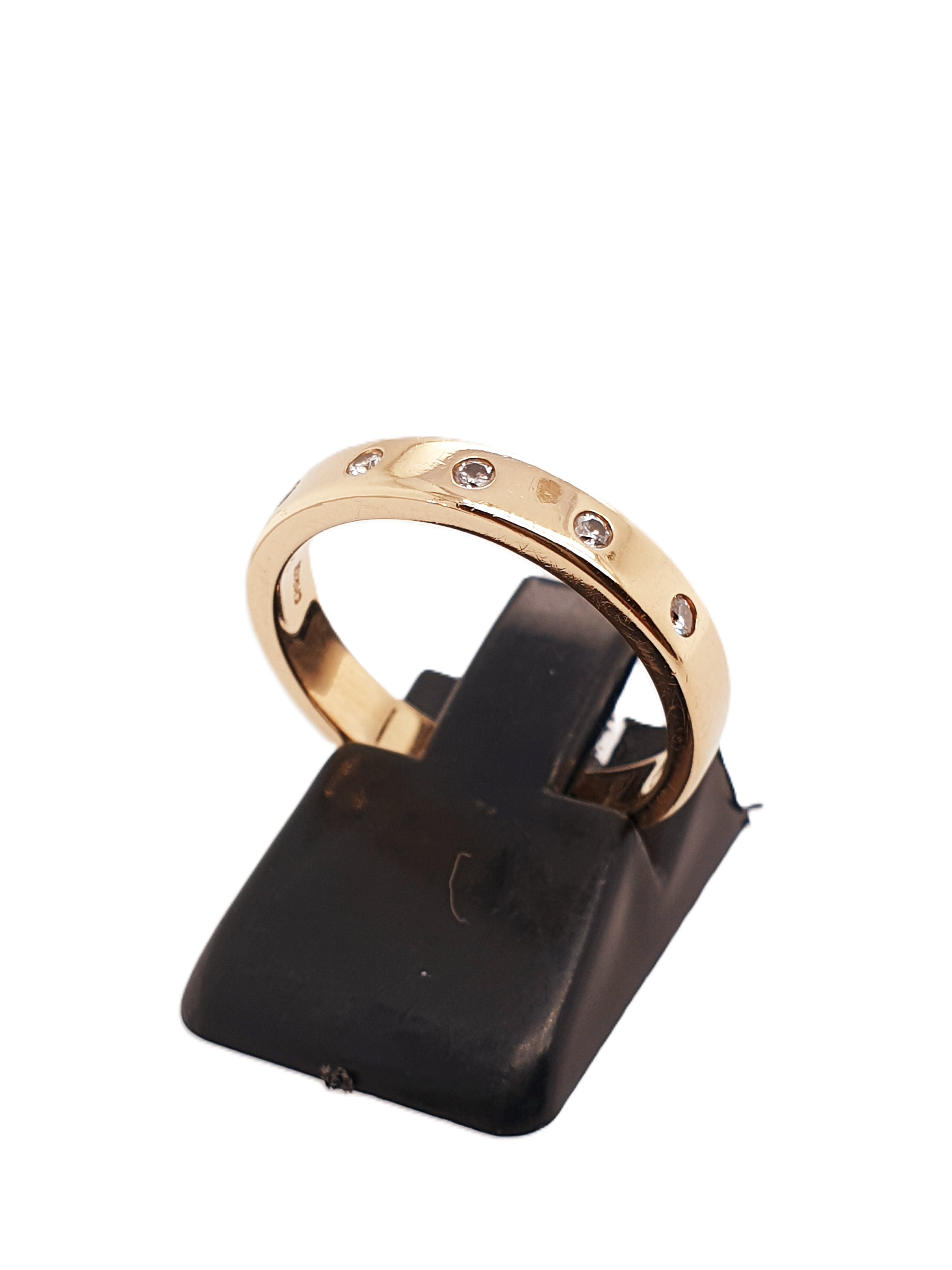 Brillant Gold Ring 585/14kt Gr.54