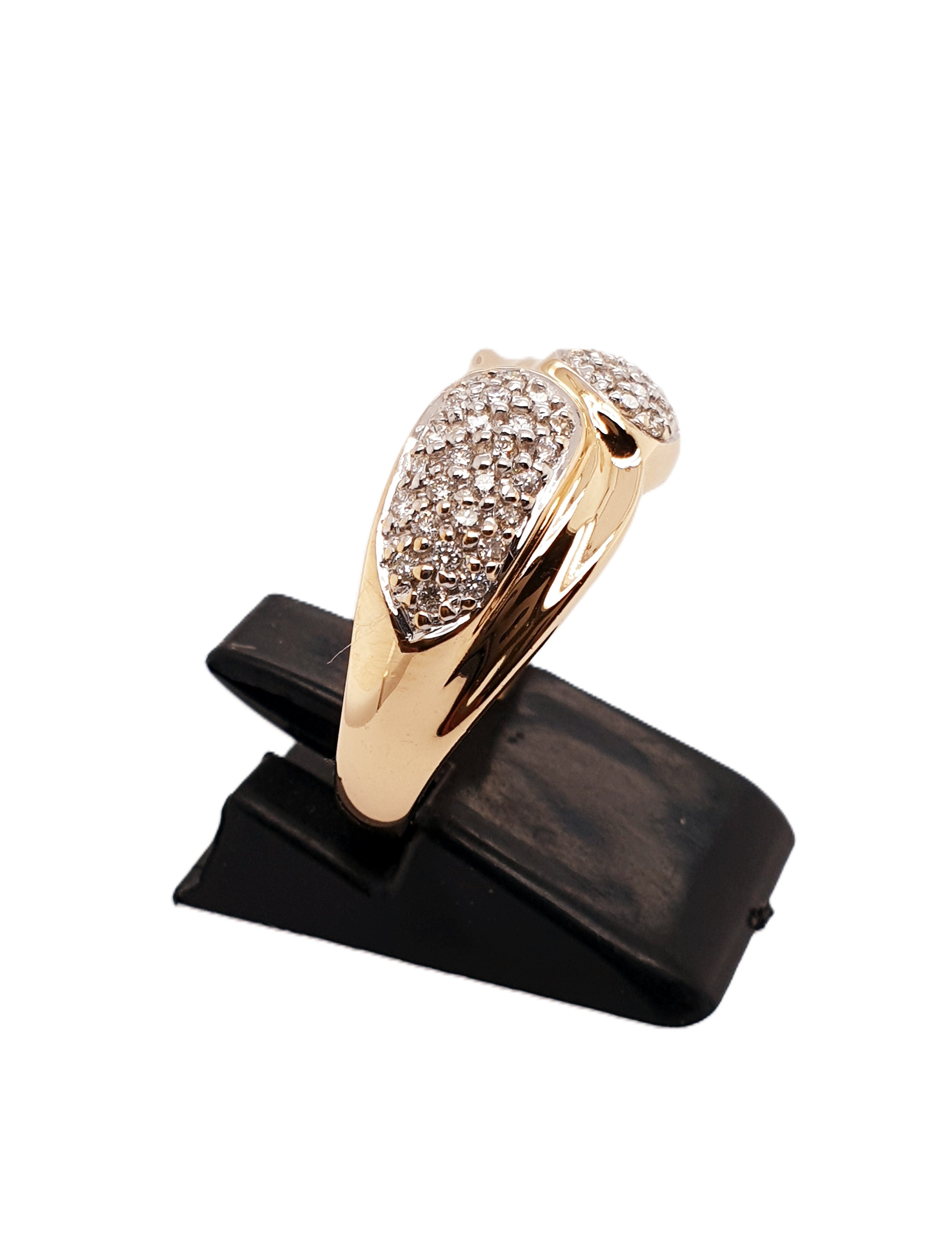 Brillant GoldRing 585/14kt Gr.55