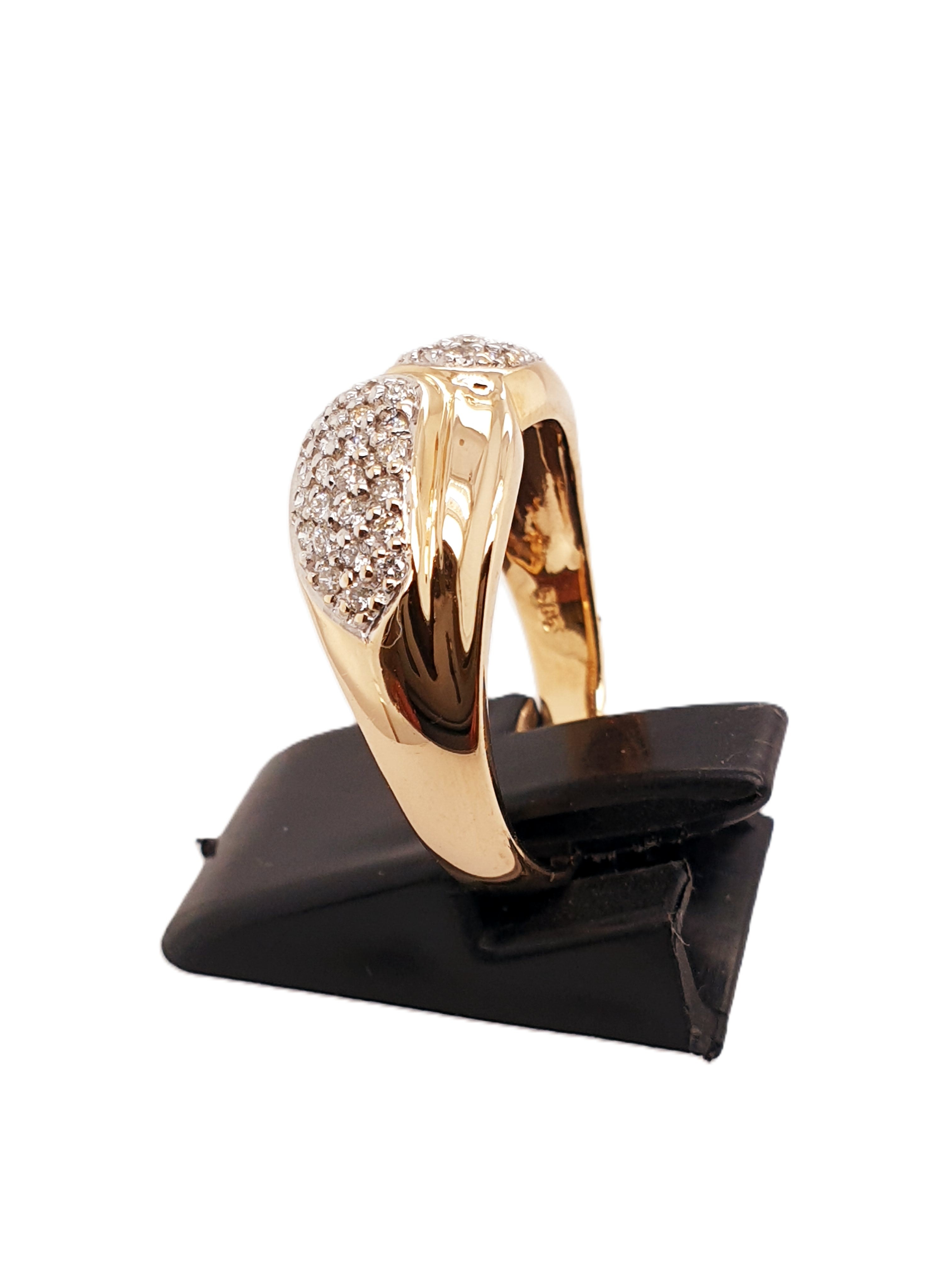 Brillant GoldRing 585/14kt Gr.55