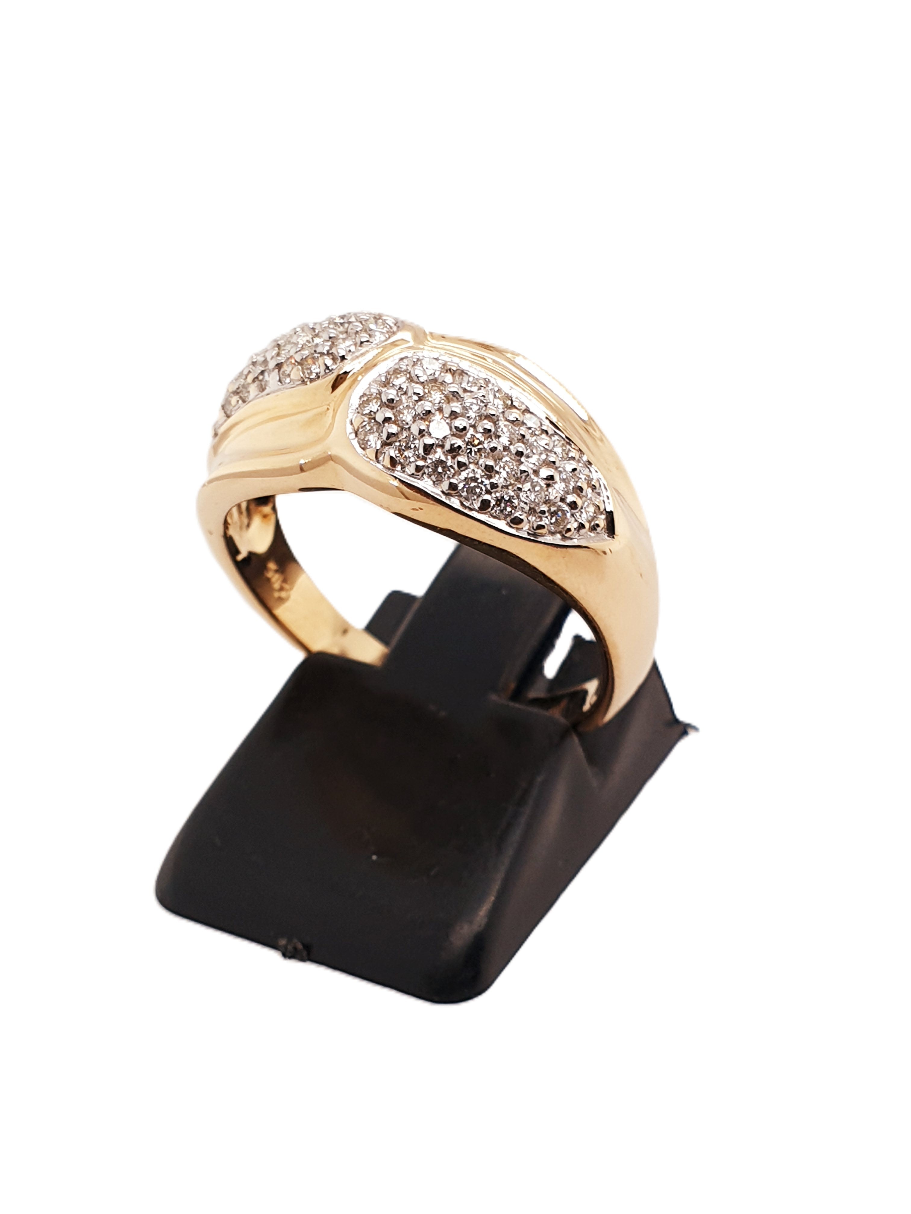 Brillant GoldRing 585/14kt Gr.55