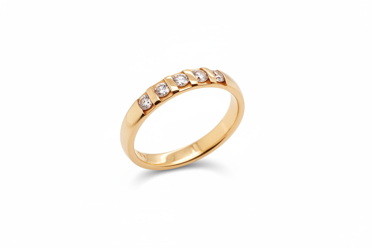 Brillant Ring 585/14kt Gold Gr.55