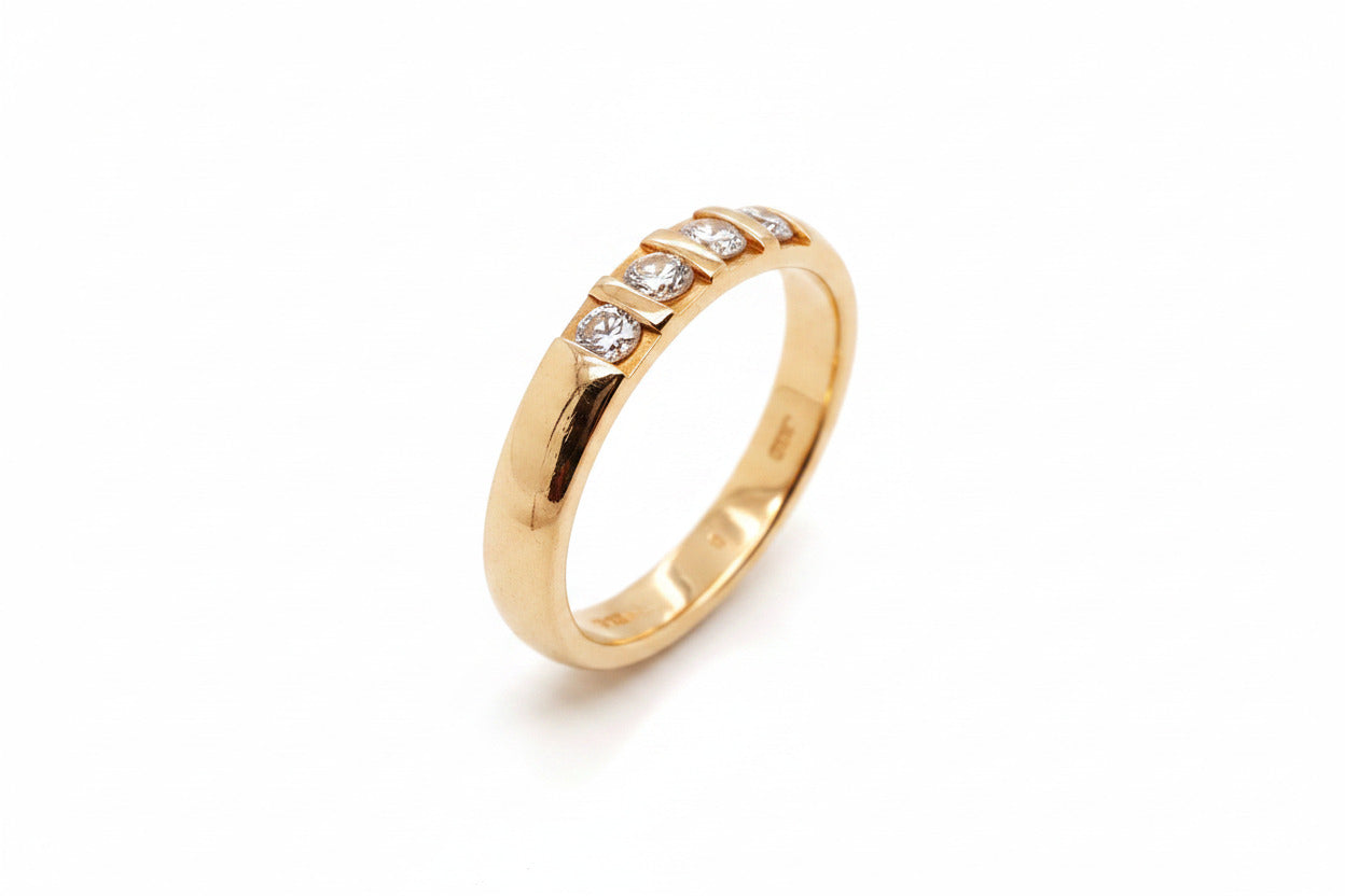 Brillant Ring 585/14kt Gold Gr.55