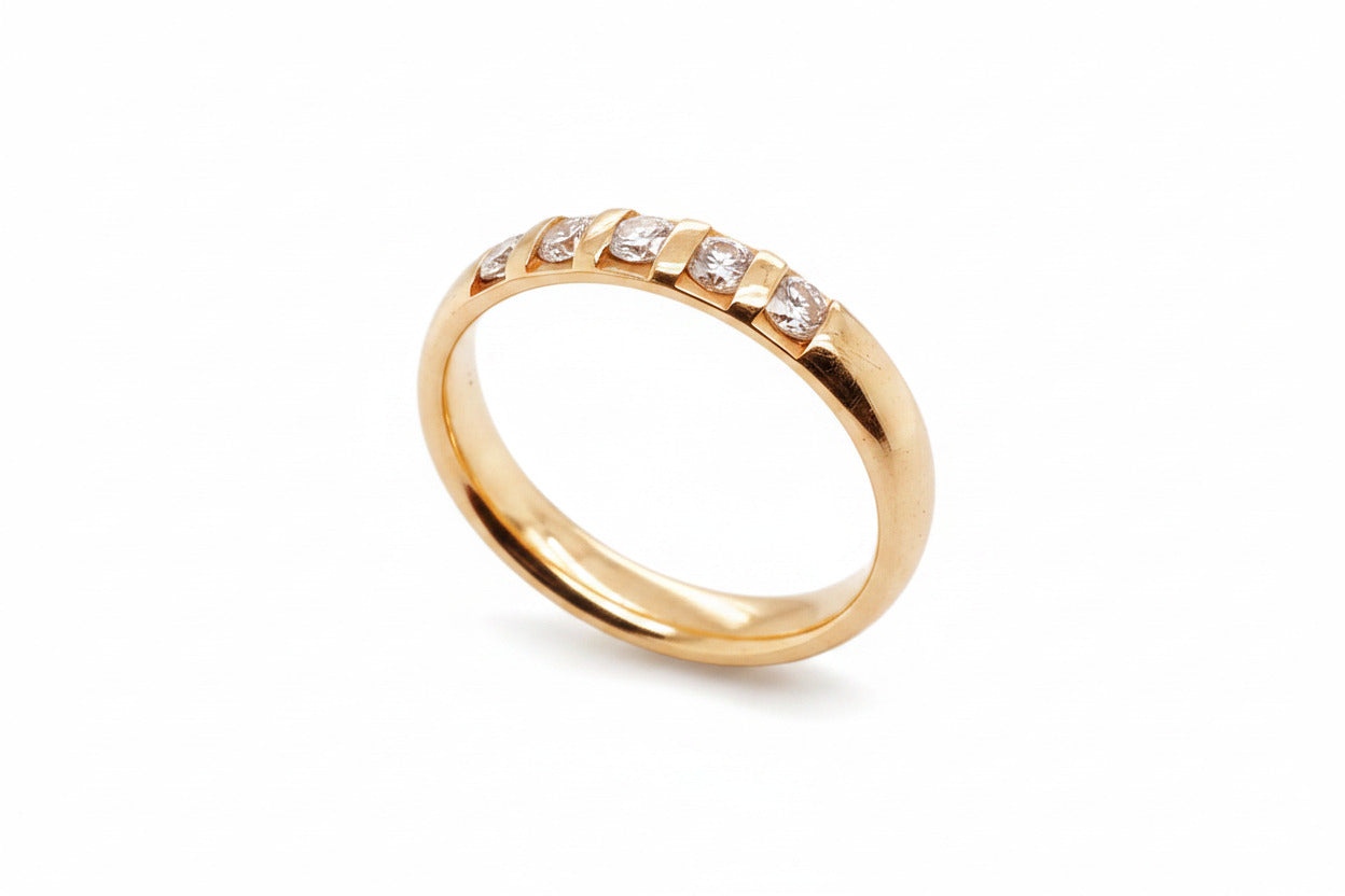Brillant Ring 585/14kt Gold Gr.55
