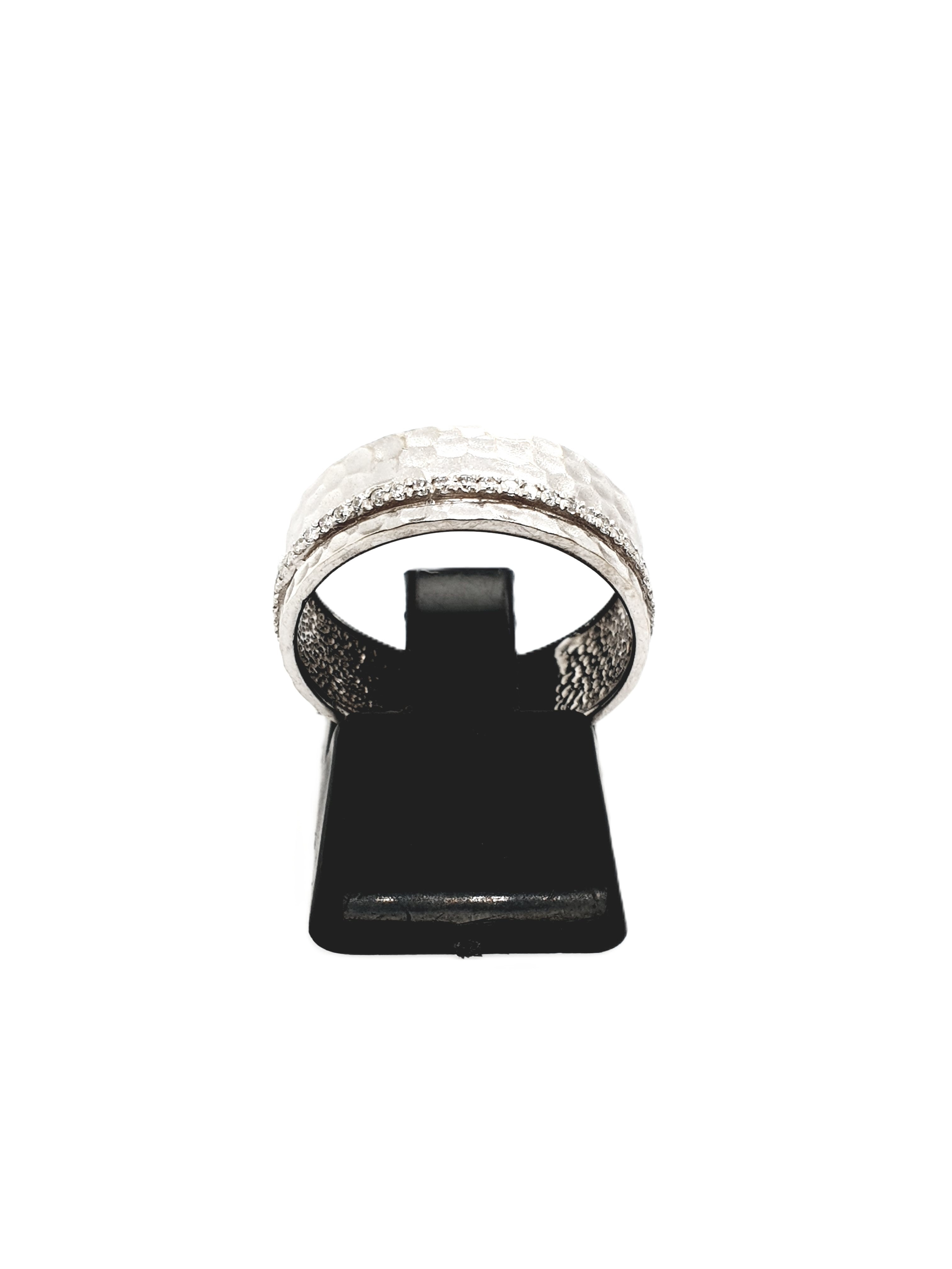 Weißgold Brillant Ring 585/14kt Gr.56