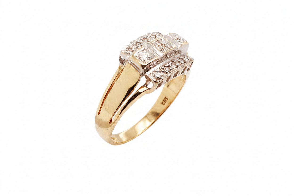 Brillantring 585/14kt Gold Gr.56