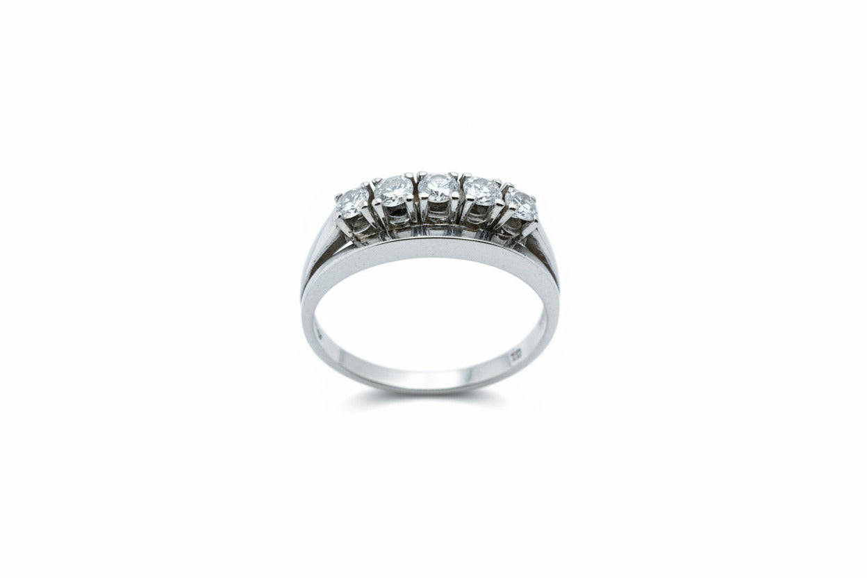 Weißgold Brillantring 585/14kt Gr.56