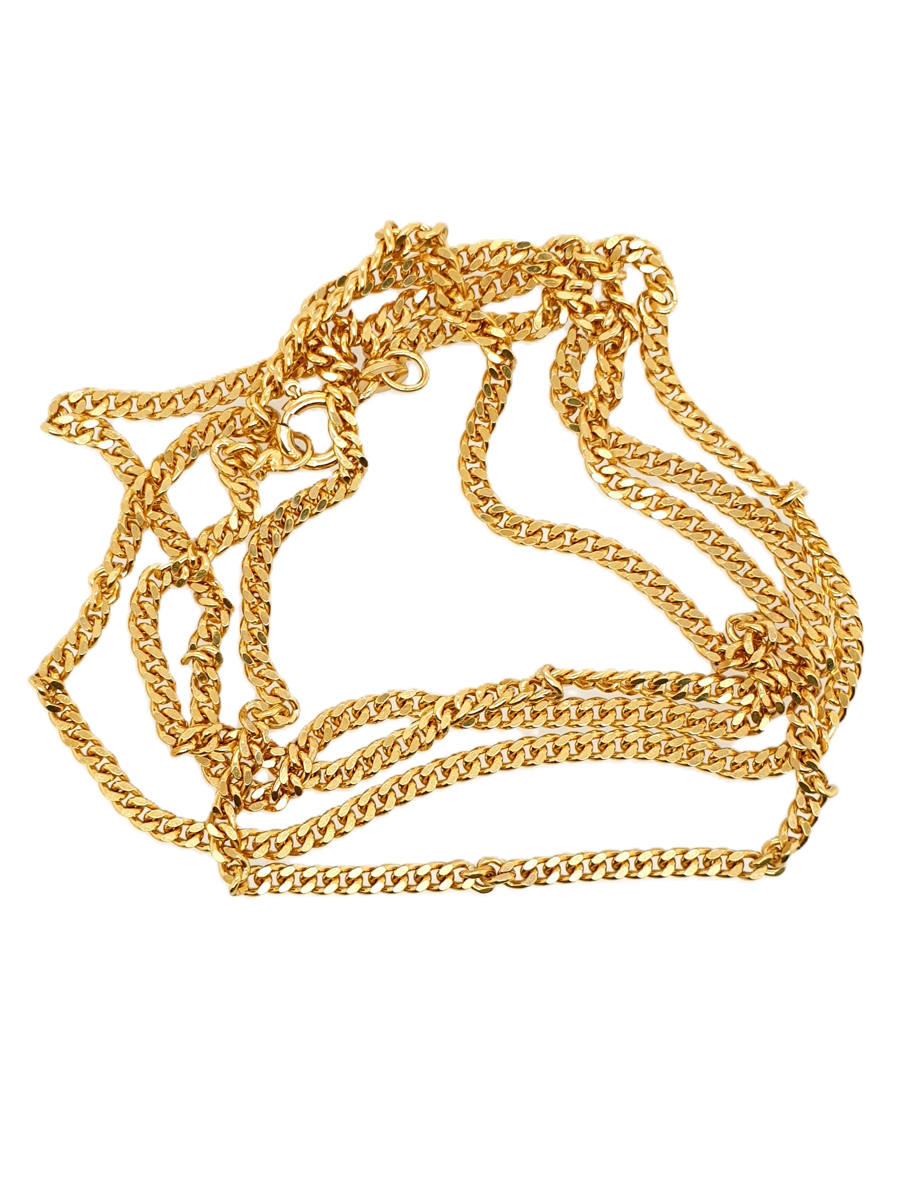 Panzerkette 333/8kt Gold 80cm