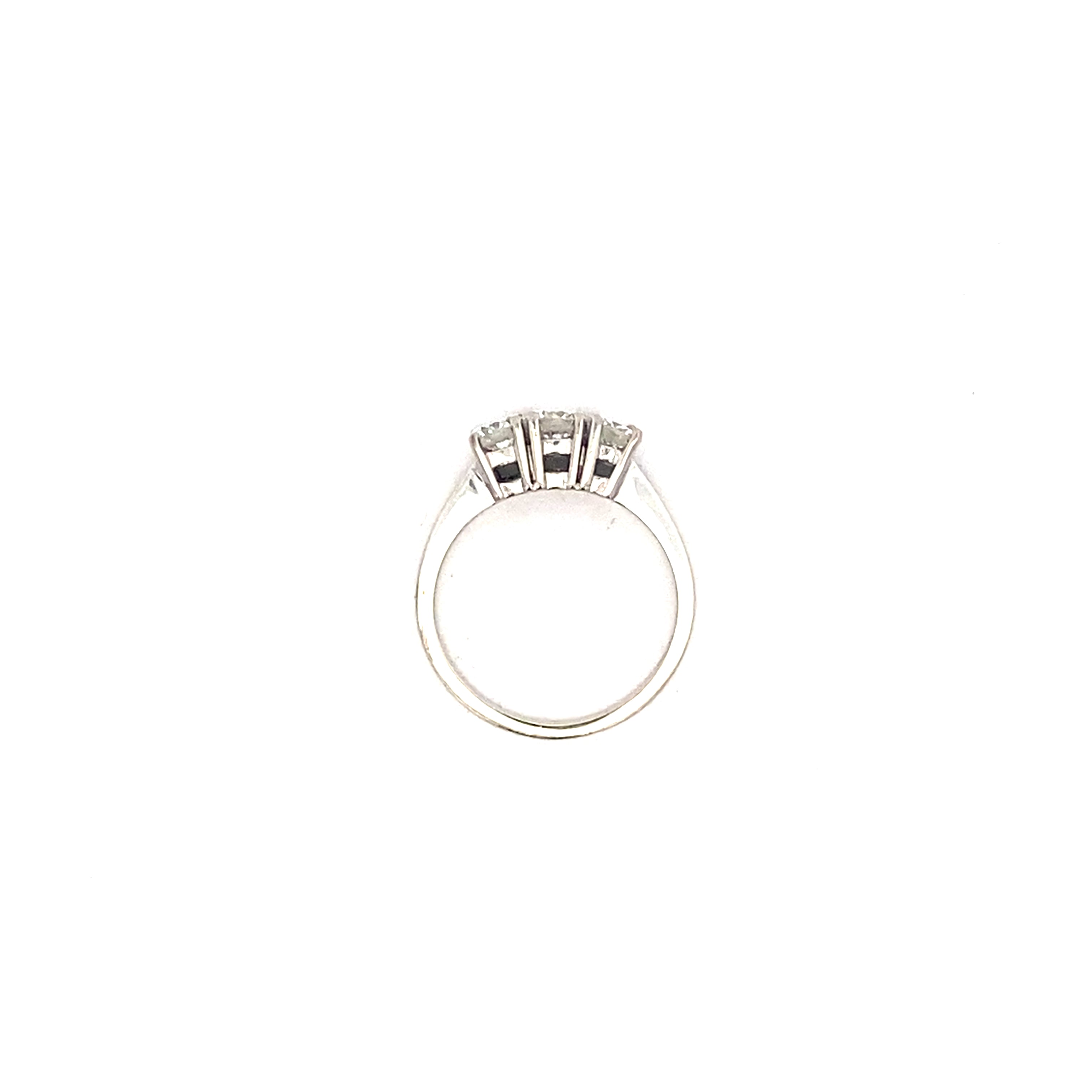 Brillantring Weißgold 750 / 18 kt