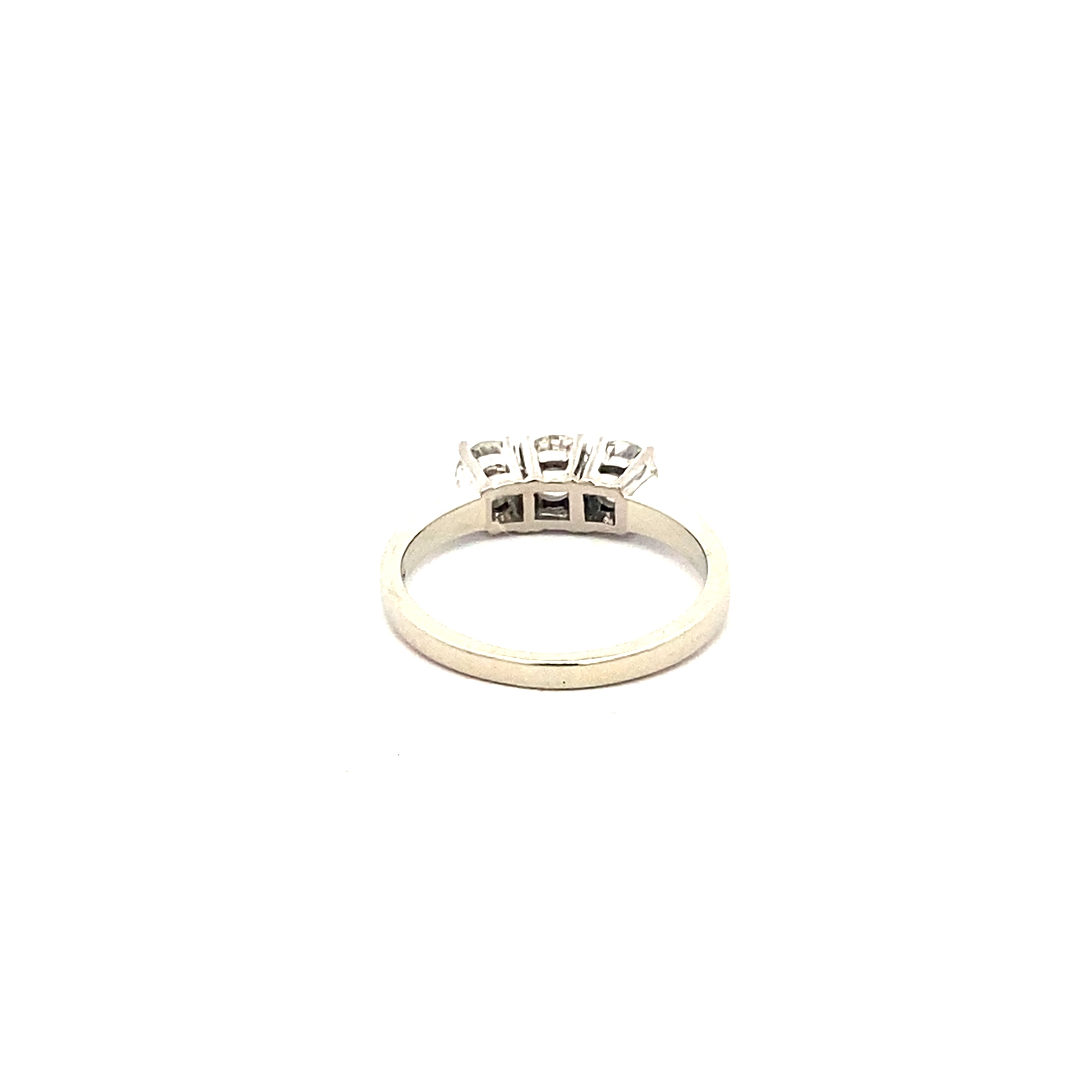Brillantring Weißgold 750 / 18 kt