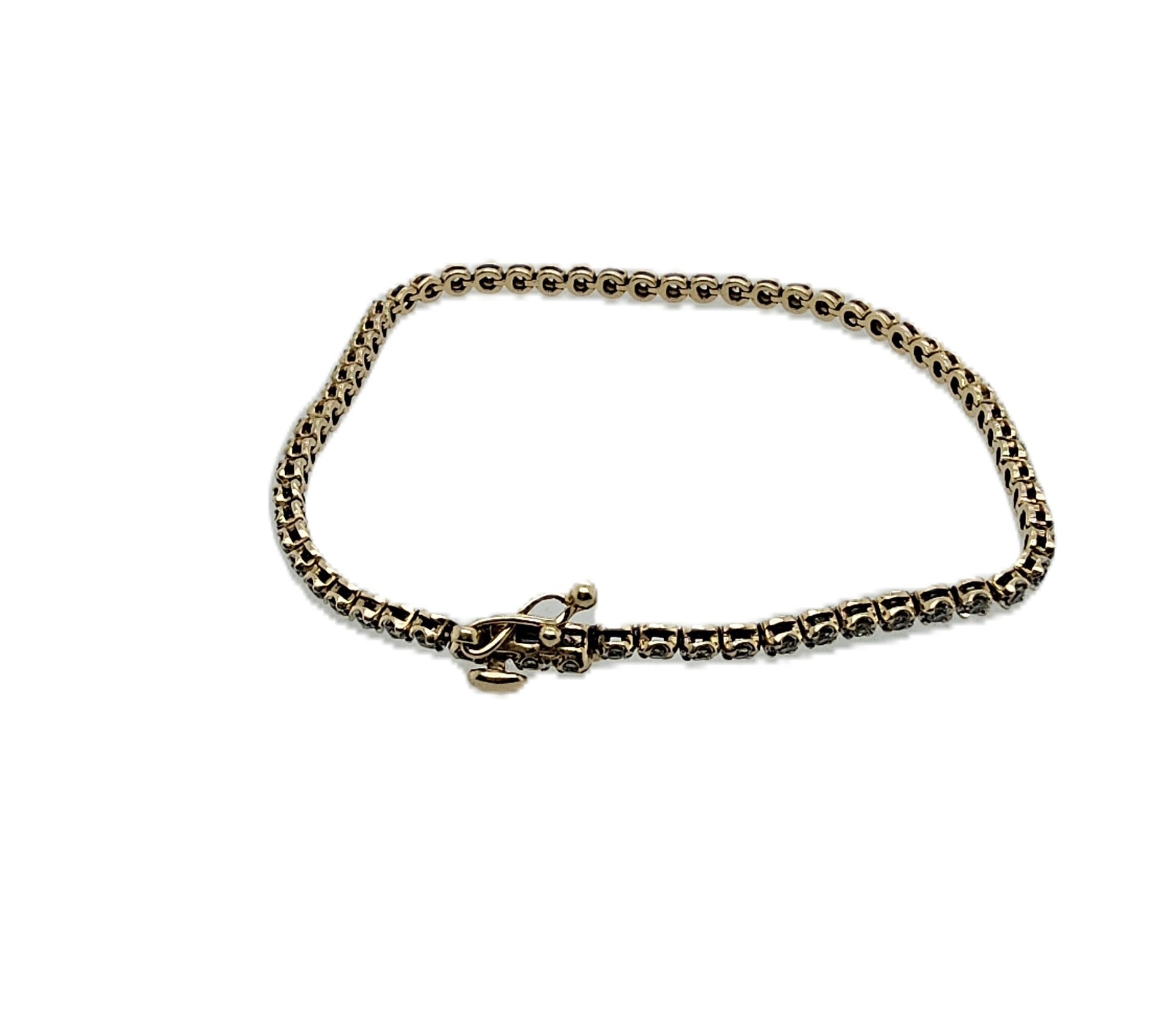 Brillant Tennisarmband Gold 375/10kt 18cm