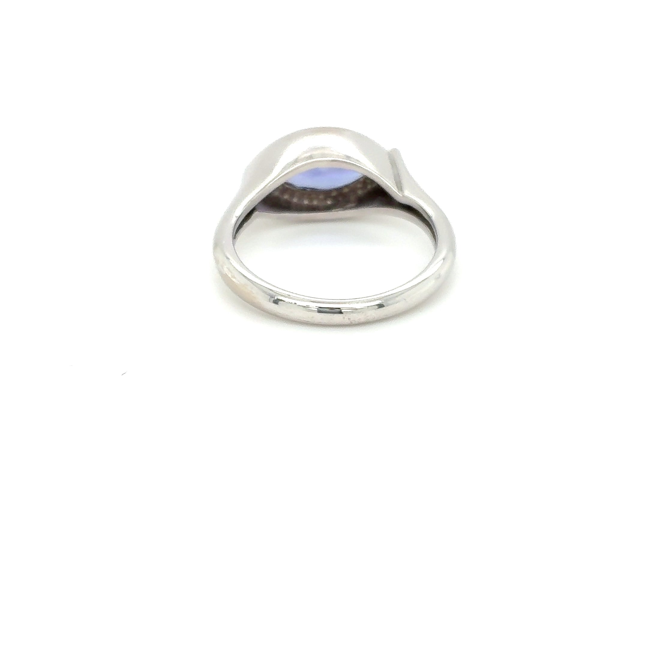 Ring 585 Weißgold 14kt Gold Gr. 56
