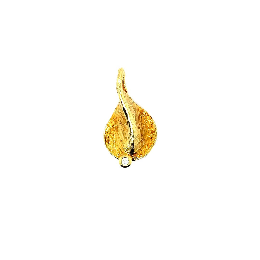 Kettenanhänger Gelbgold Brillant 585/14kt