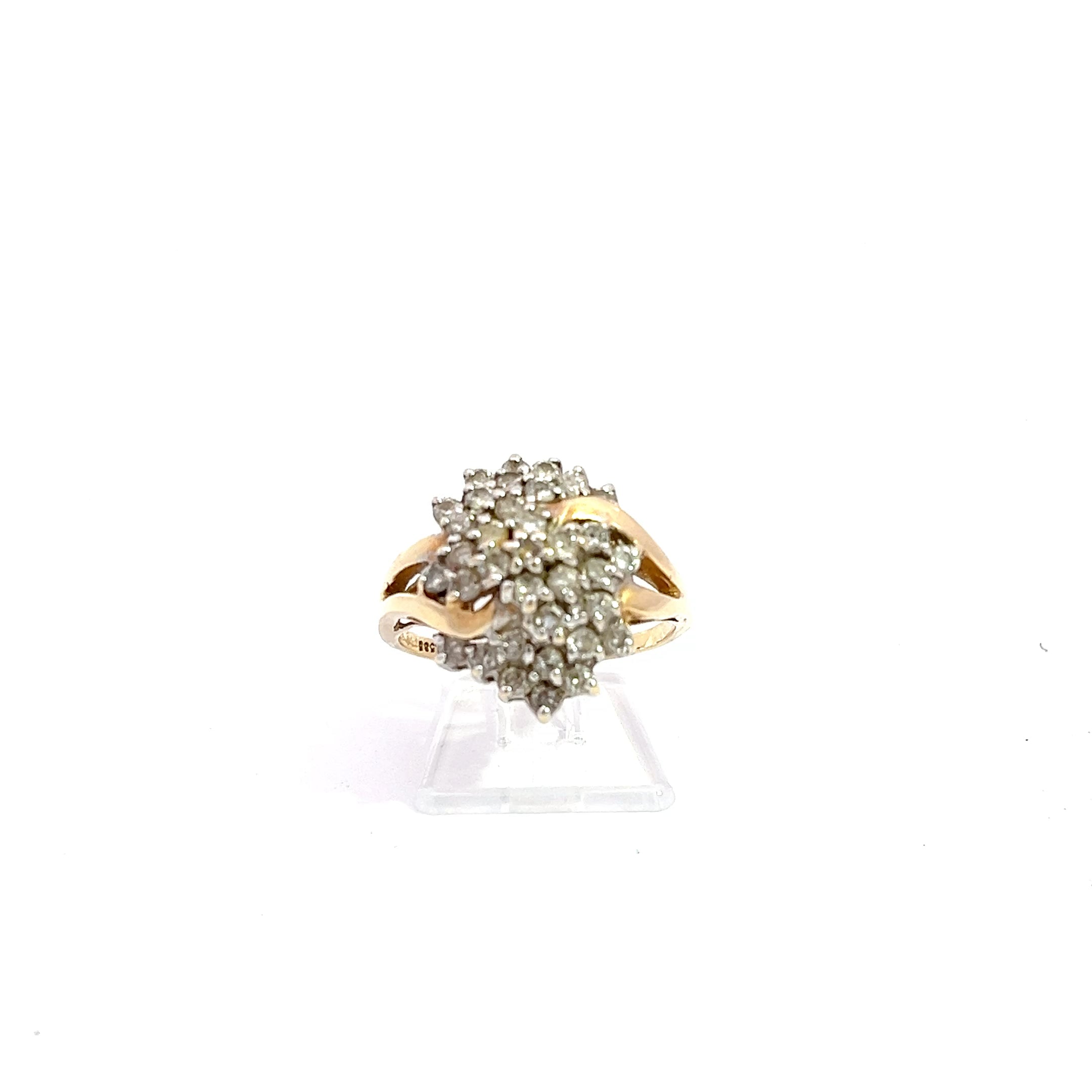 Damenring Gold mit 33 Brillanten ca. 0,33ct. *55*