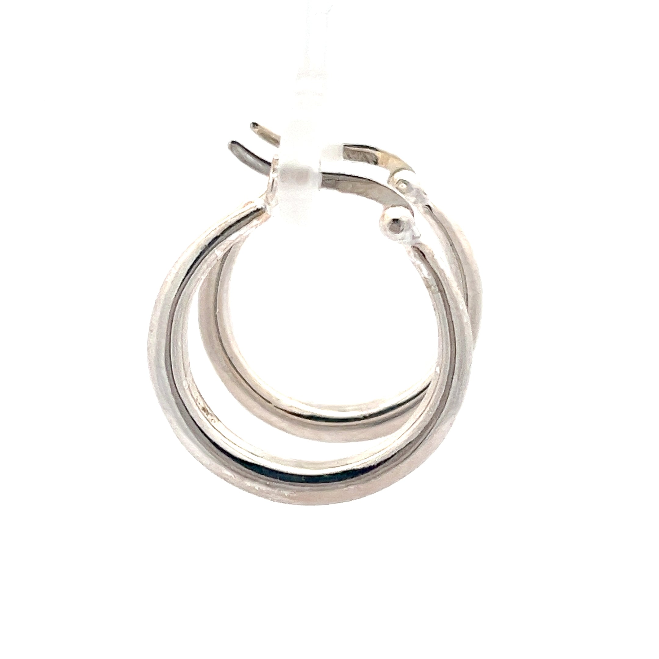 Sterling Silber 925 Hoops Ohrringe