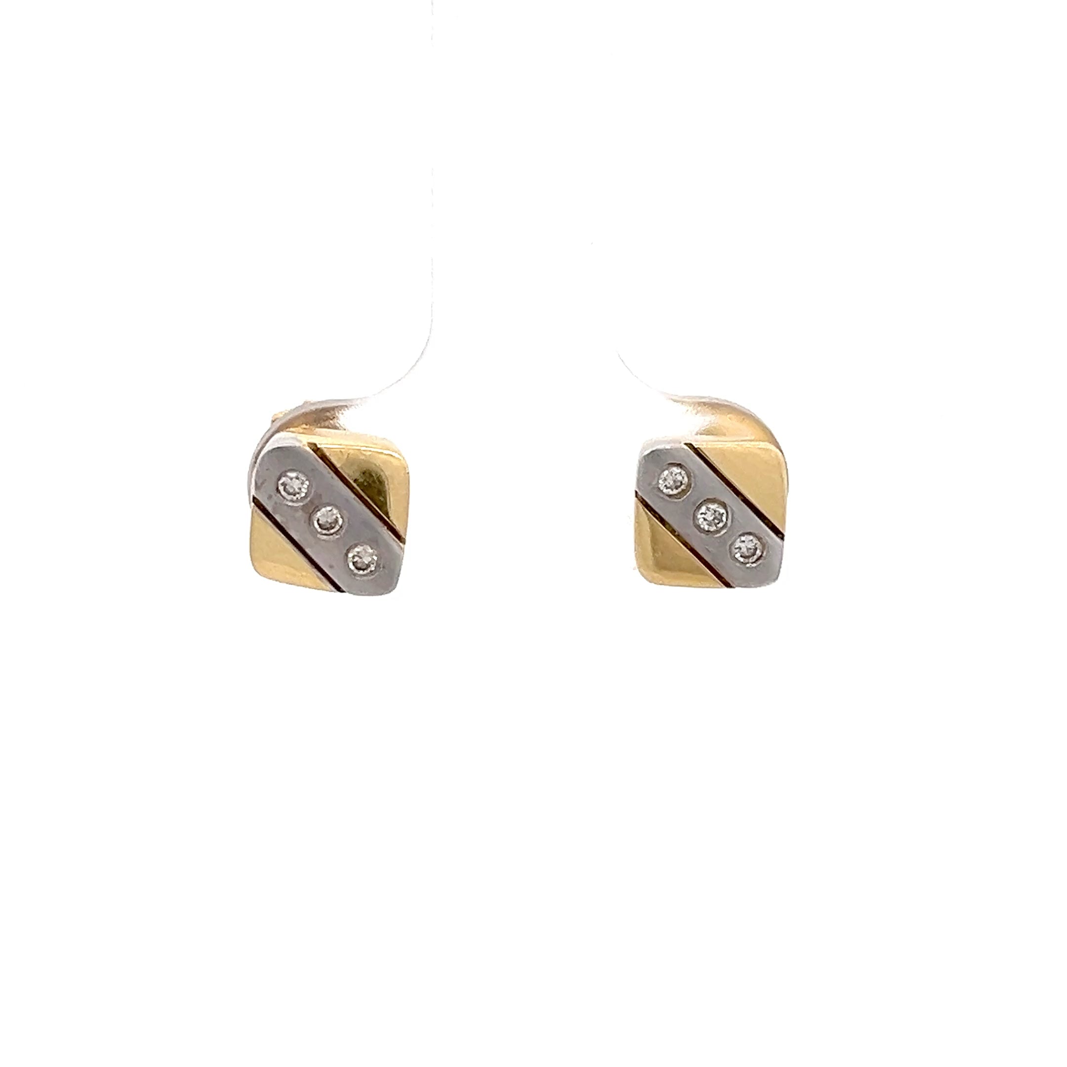 Brillanten Ohrringe Gelb Gold 585 14 Karat