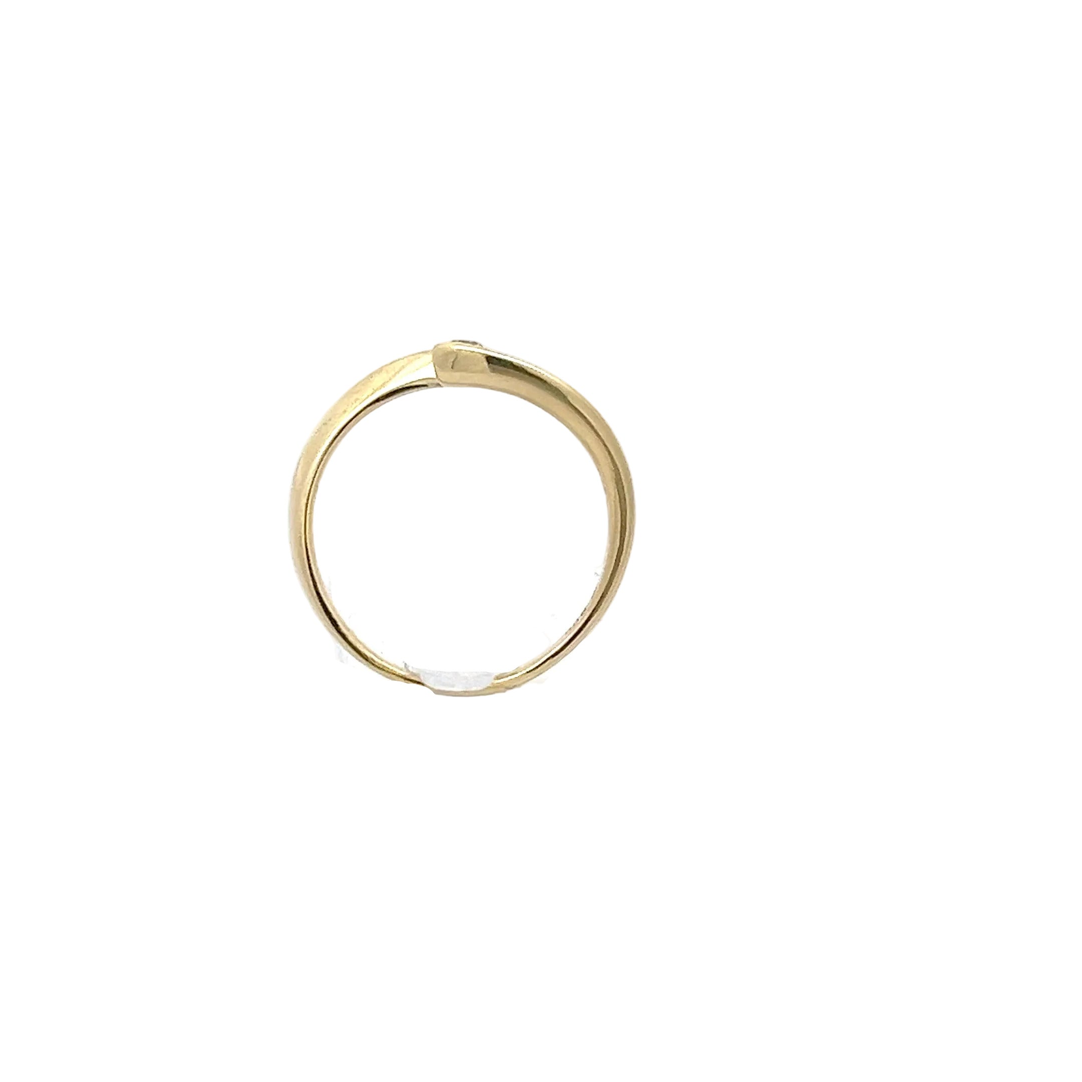 Damenring Gelbgold Brillant 585/14kt Gr.51