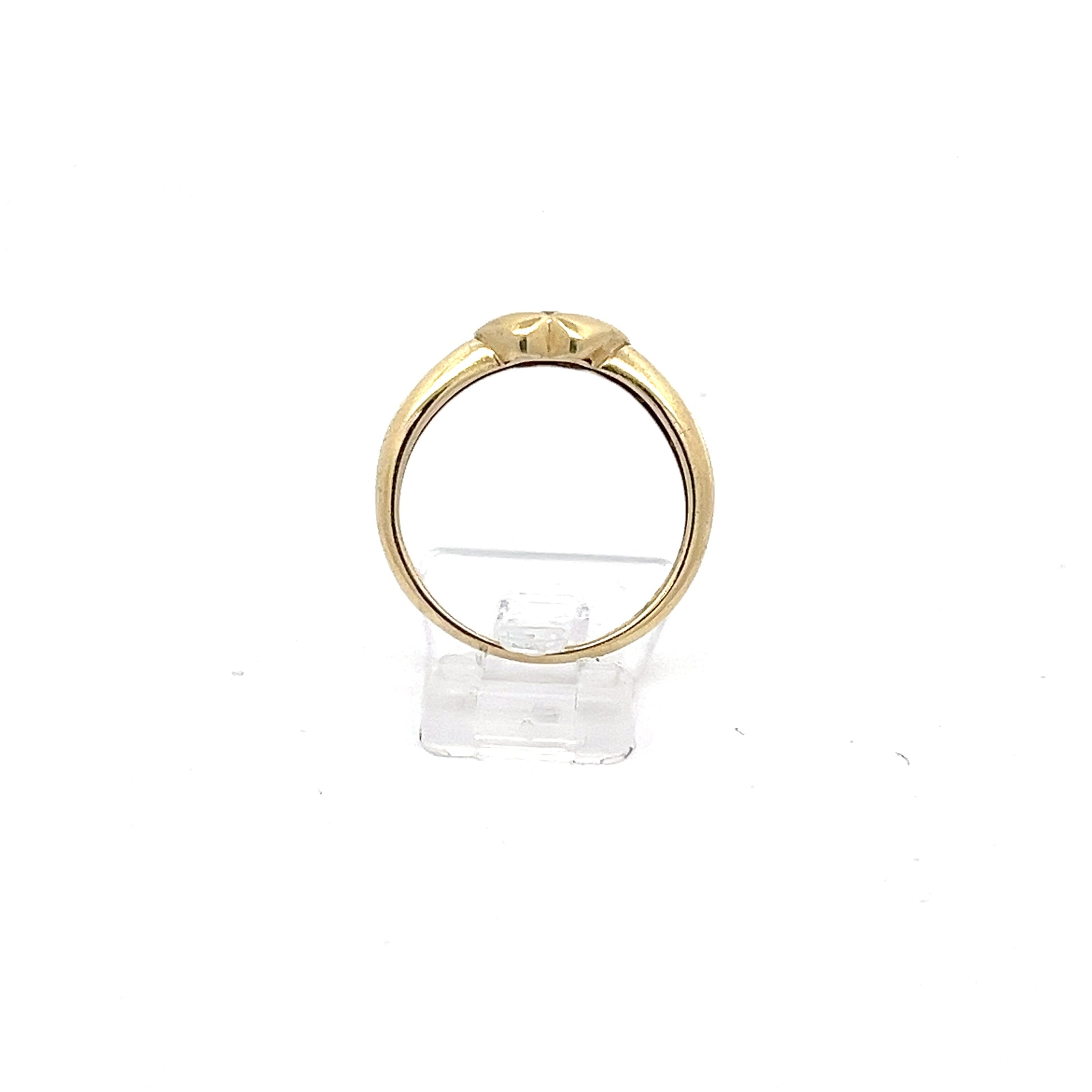 Brillanten Ring Gelb Gold 585 14 Karat *53