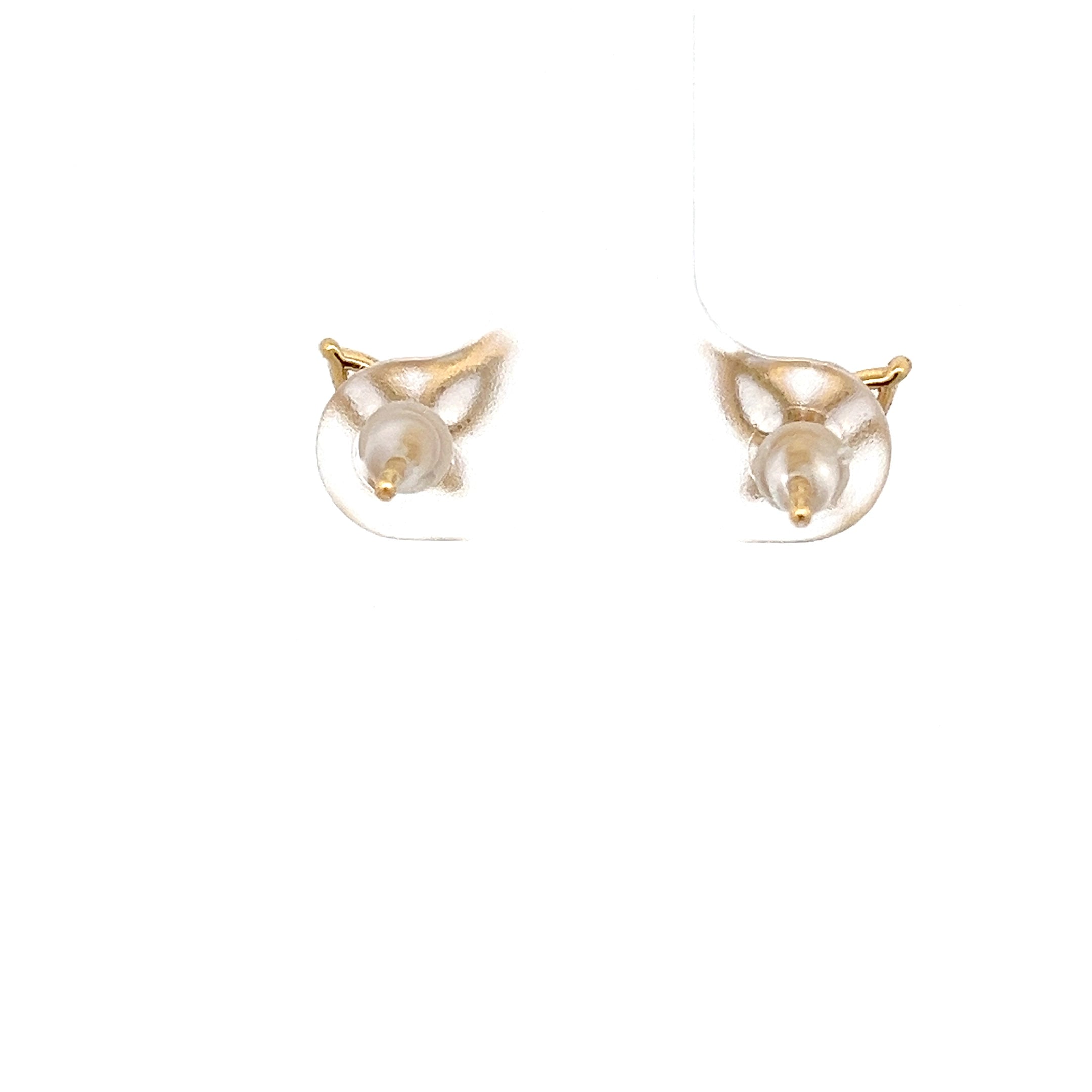 Schmetterling Ohrstecker Sterling Silber 925 vergoldet mit Zirkonia