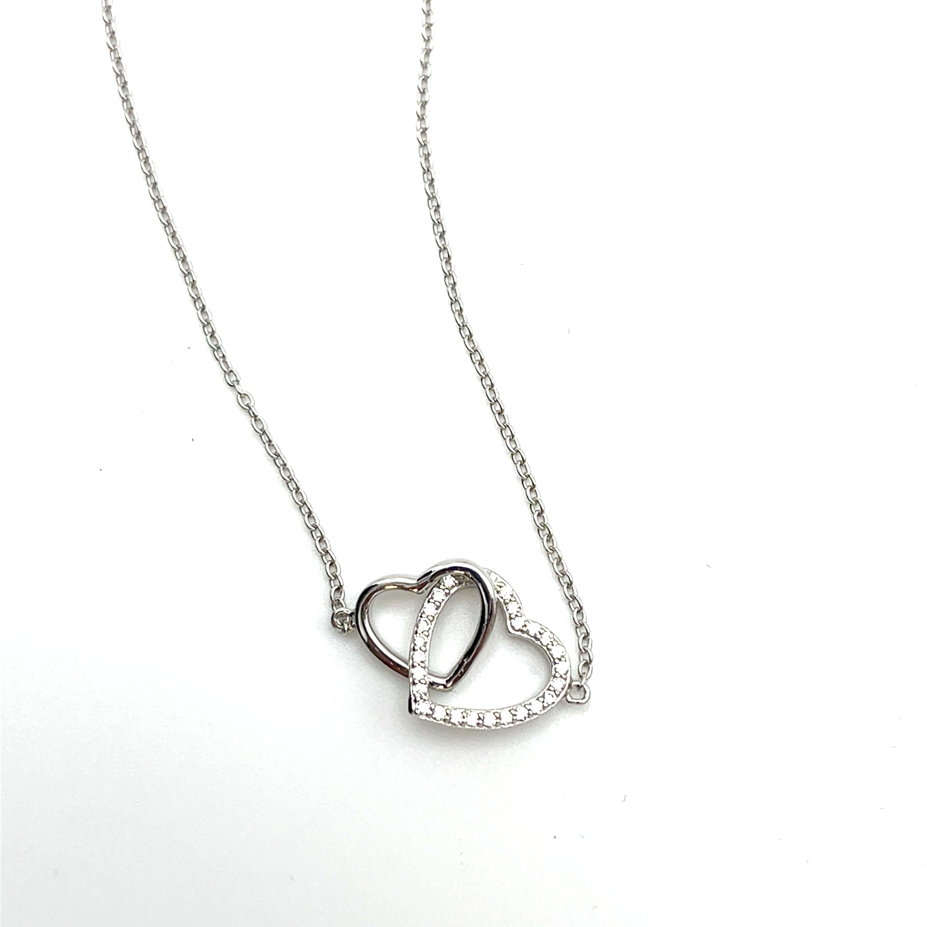 Herz Kette Sterling Silber 925