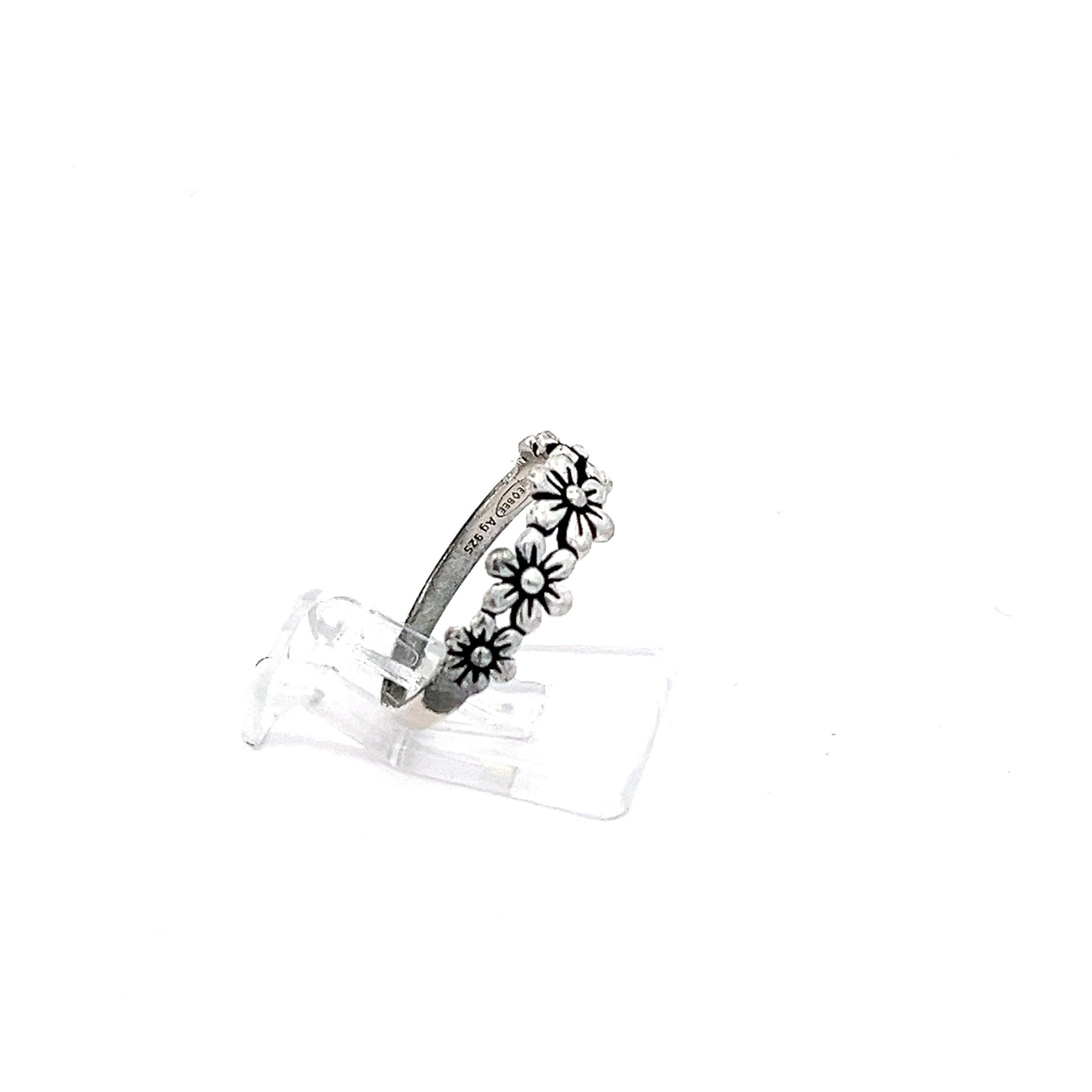 Floraler Sterling Silber 925 Ring
