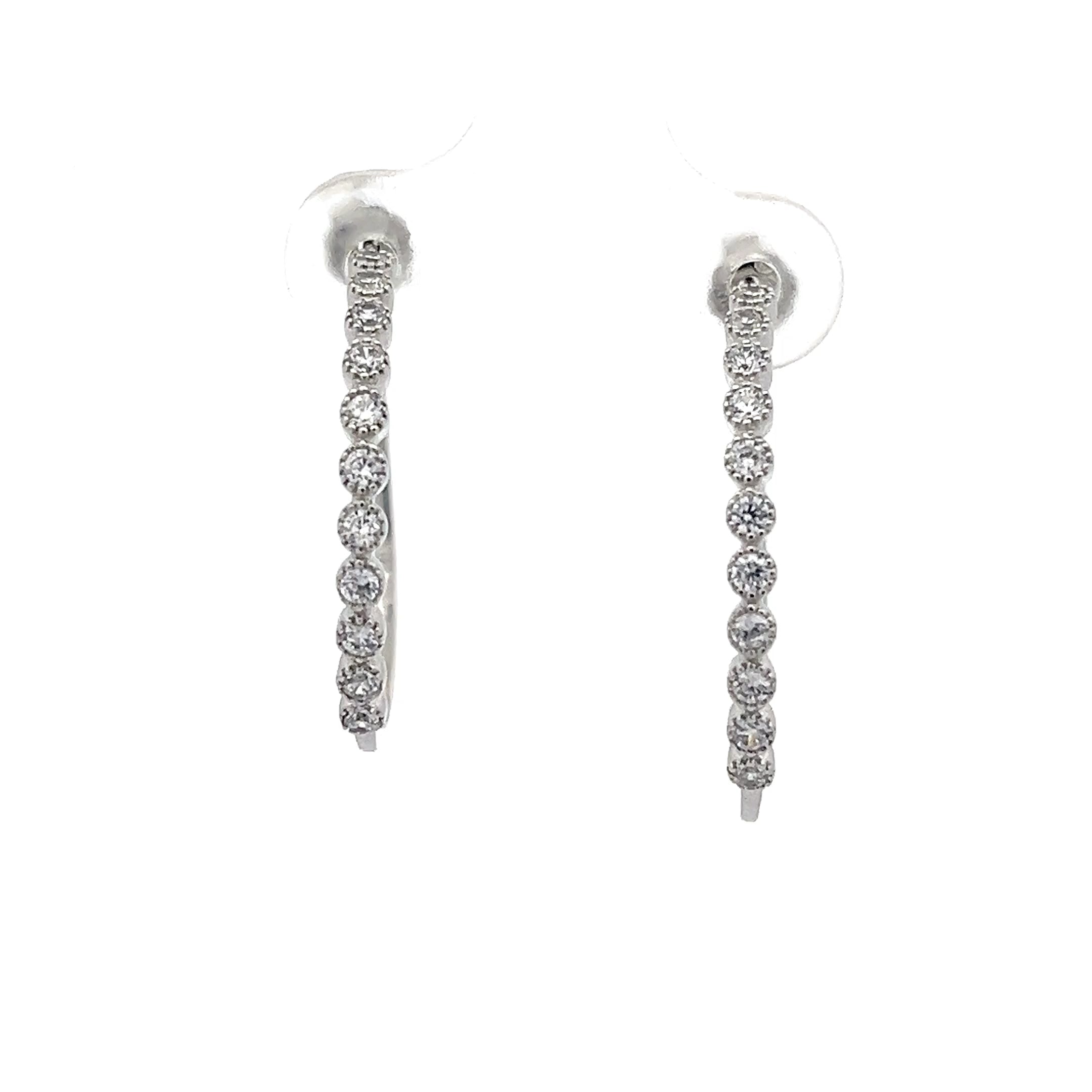 Creolen Sterling Silber 925 Ohrringe