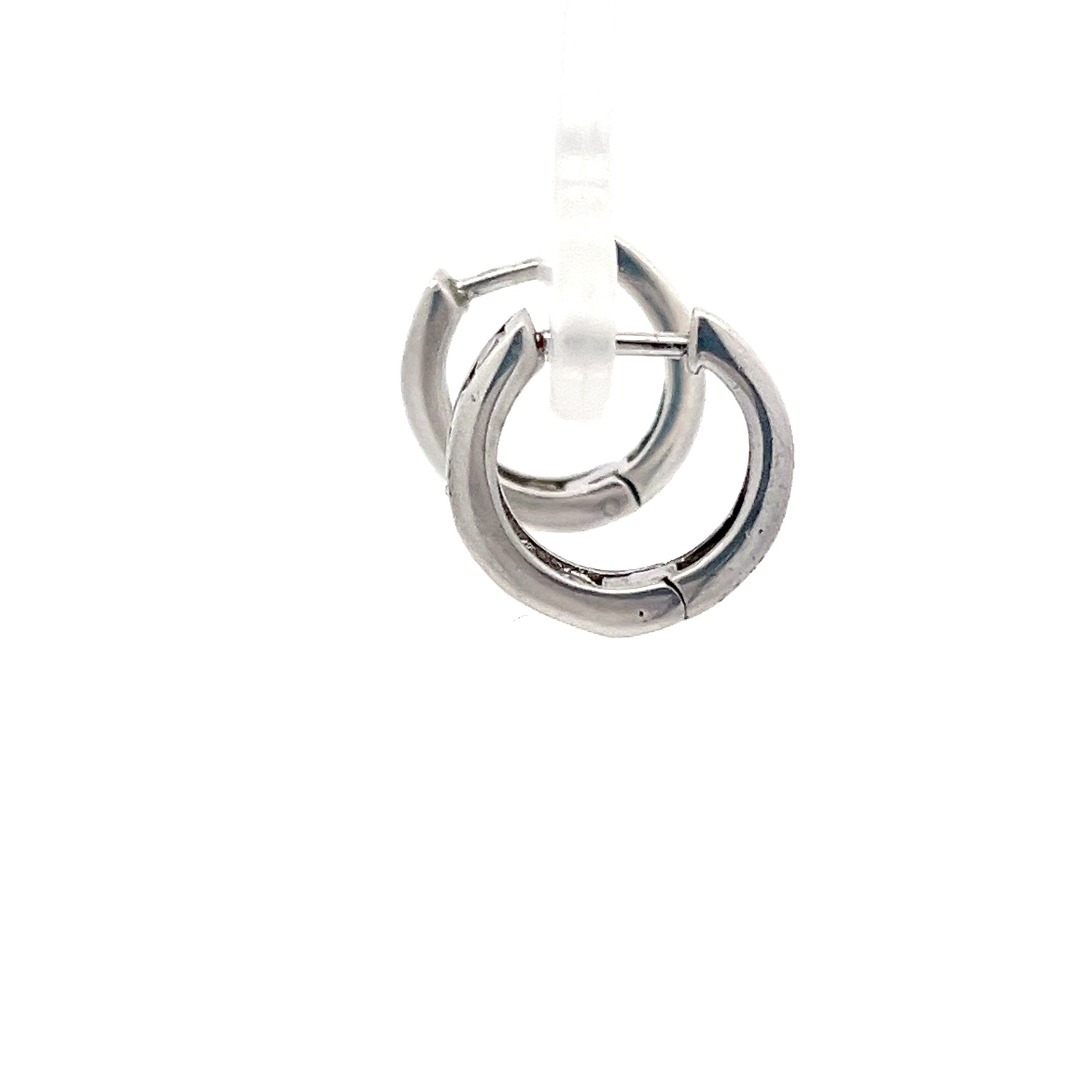 Creolen Sterling Silber 925 Ohrringe mit Zirkonia