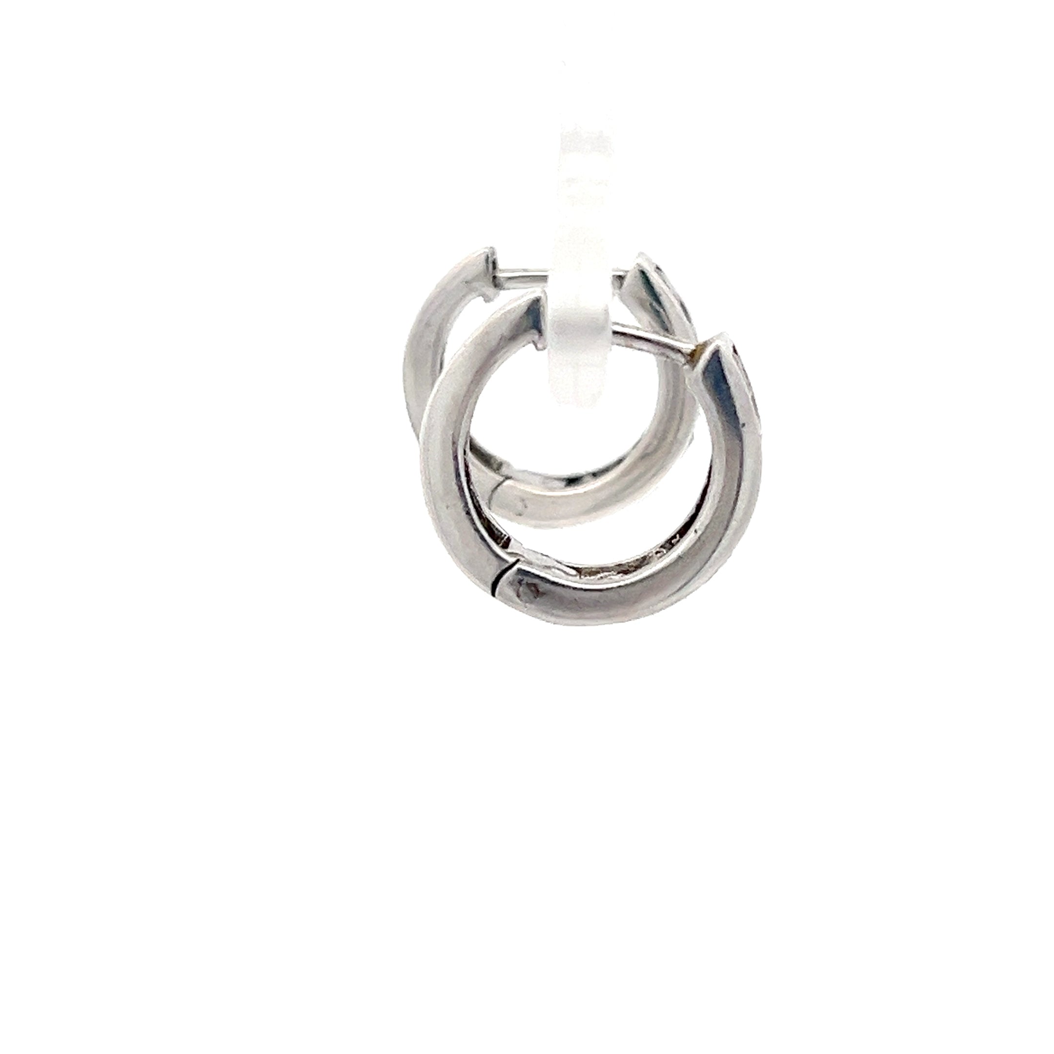 Creolen Sterling Silber 925 Ohrringe mit Zirkonia