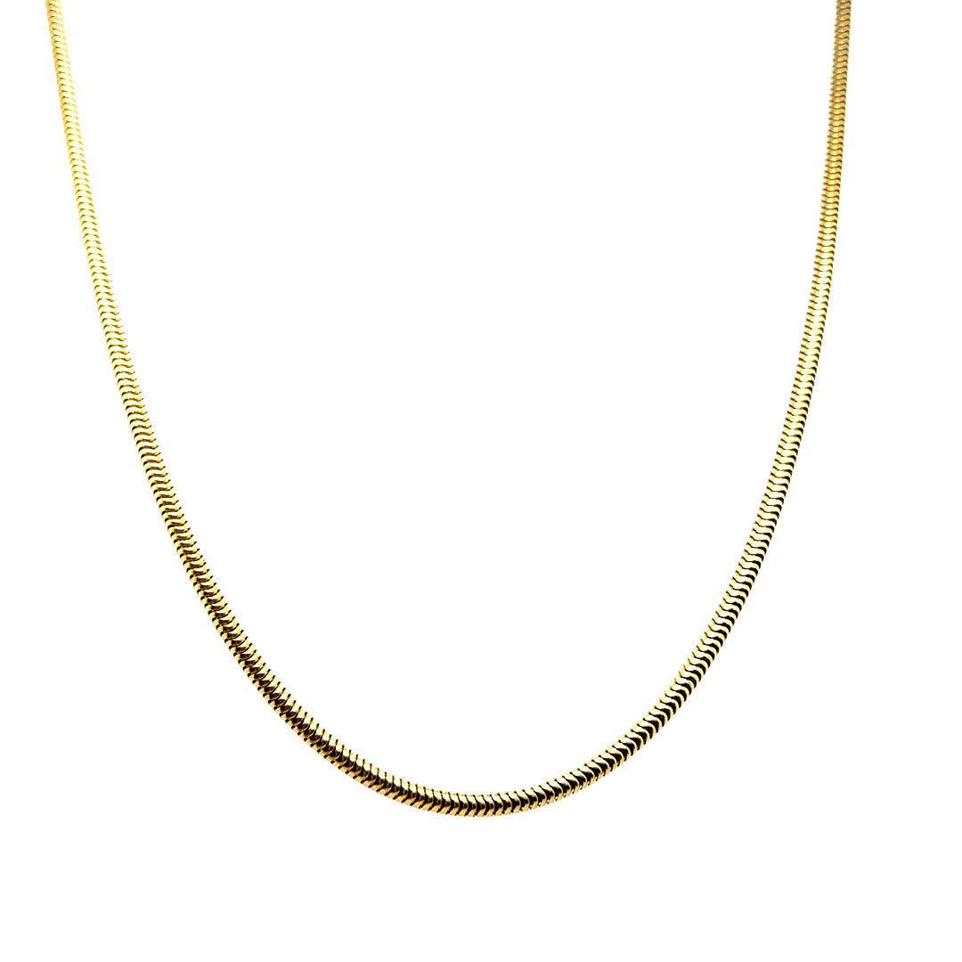 Schlangenkette Gelbgold 585/14kt ca.45,5cm