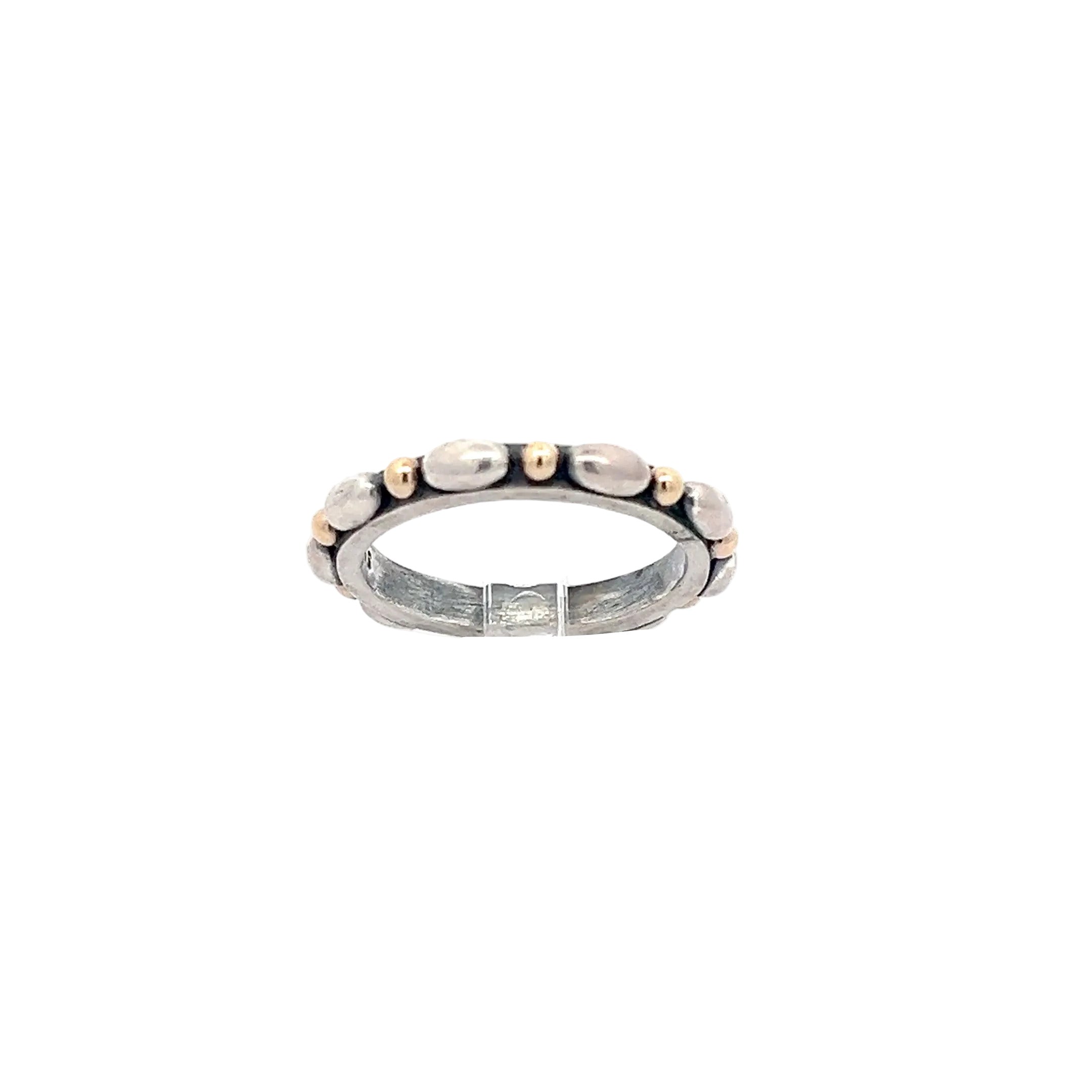 Pandora Sterling Silber 925 Ring goldenen Elementen *50