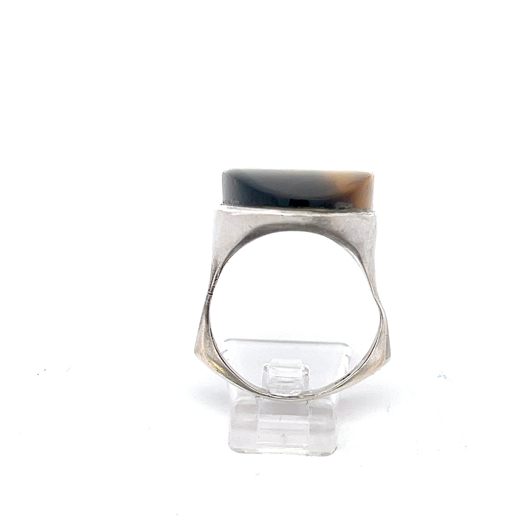 Tigeraugen Ring Sterling Silber 925 *60