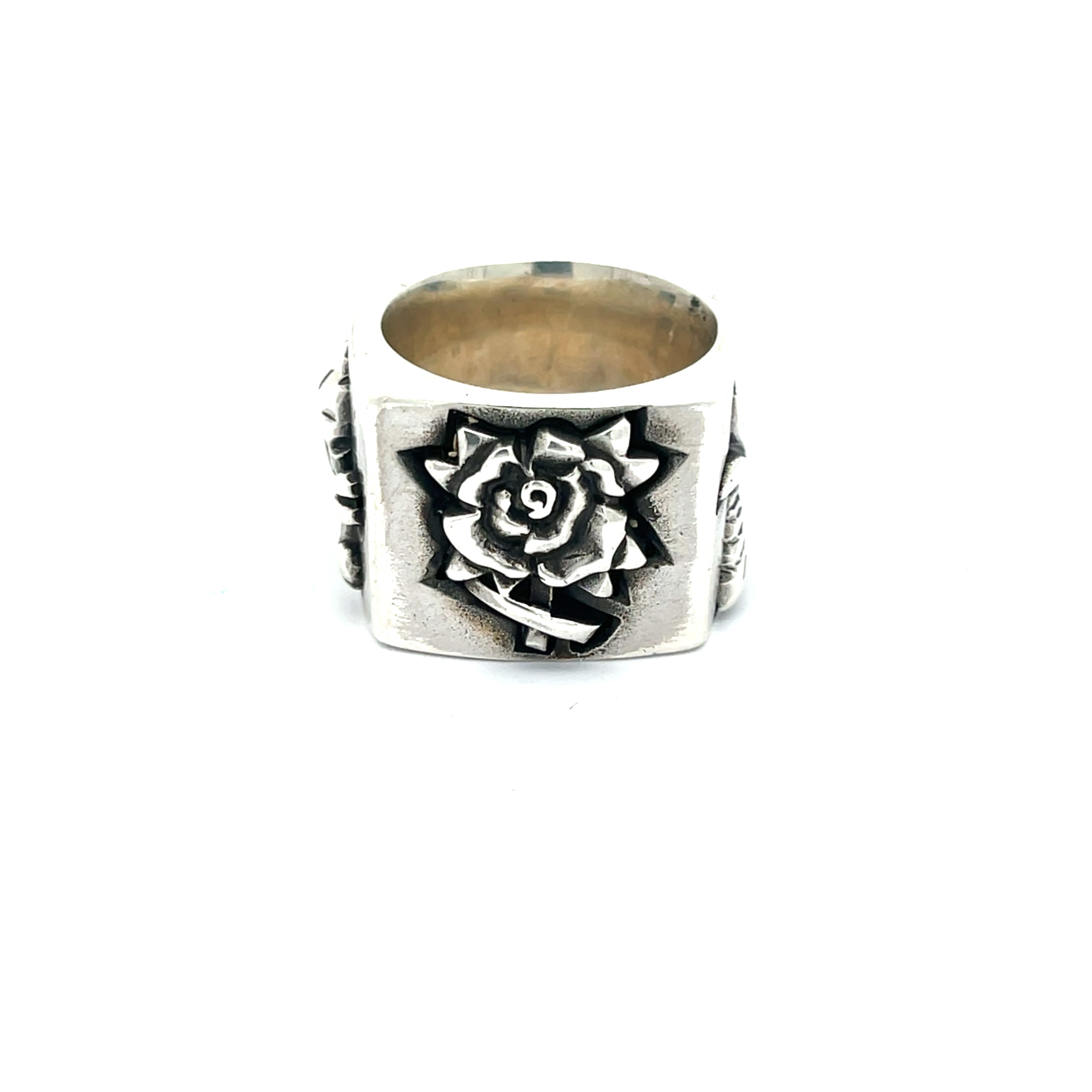 Biker- Rockabilly Sterling Silber Ring *60