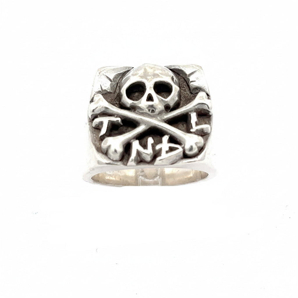 Totenkopf Herren Ring Sterling Silber *62