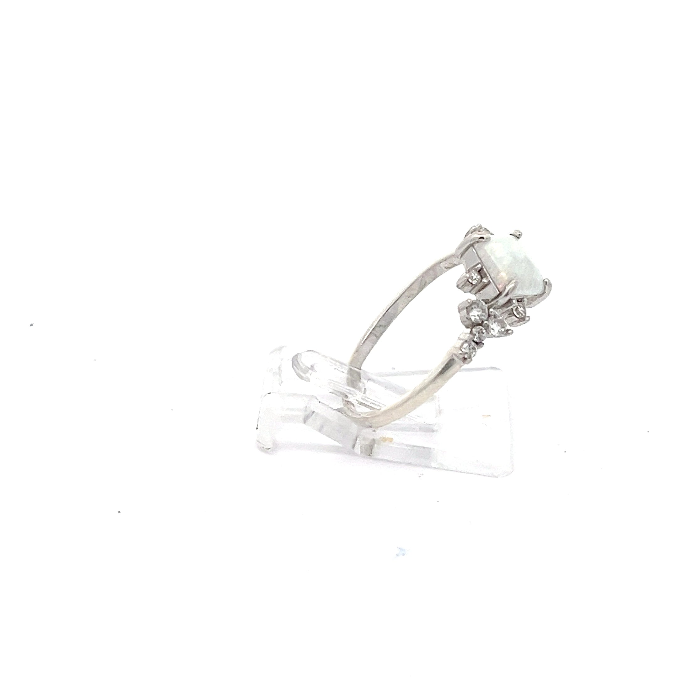 Opal Sterling Silber 925 Ring *55