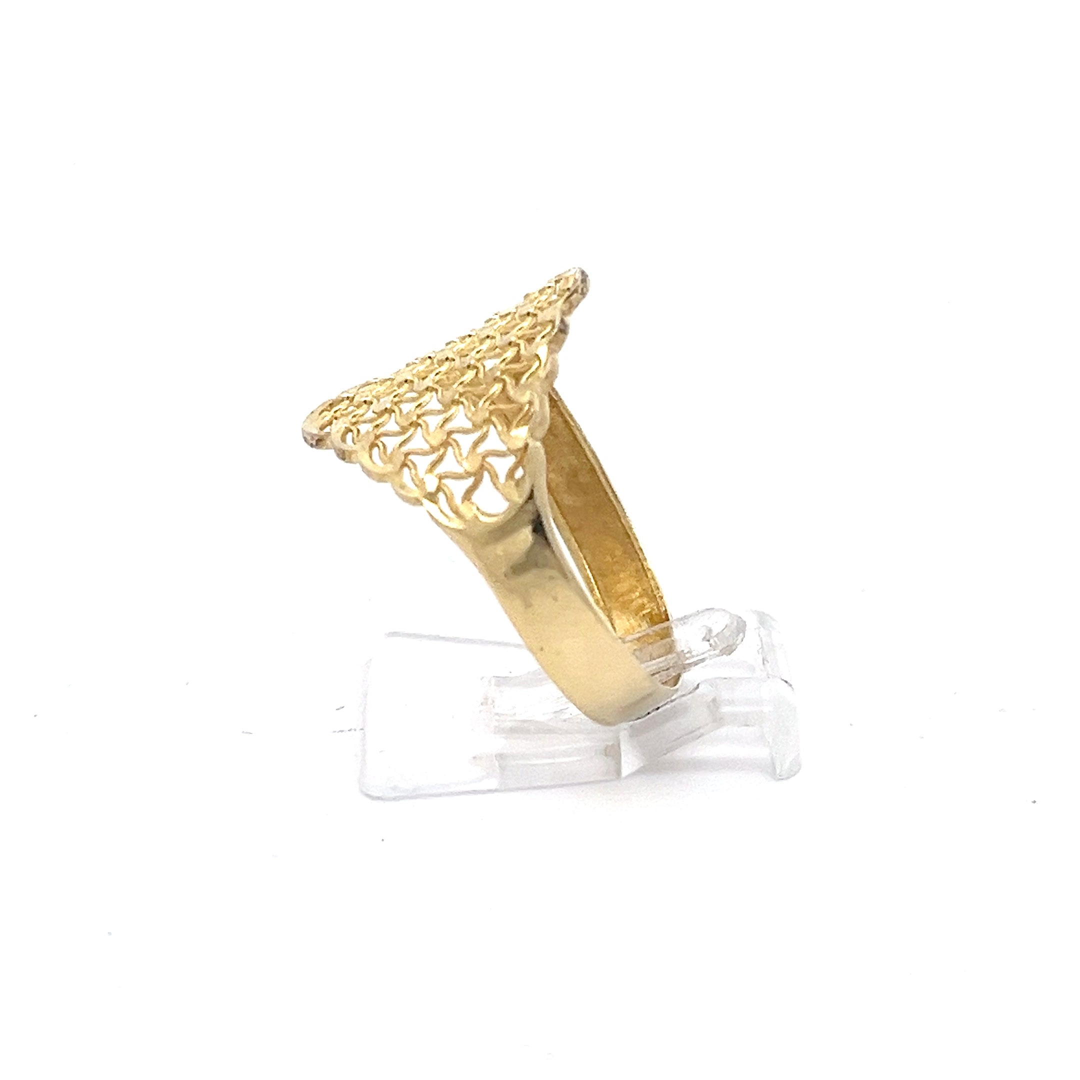 Sterling Silber 925 Ring vergoldet *66