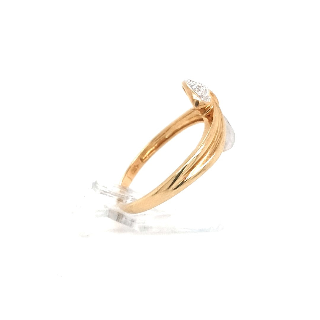 Ring Gold 750 18 kt Brillanten Herz Damen