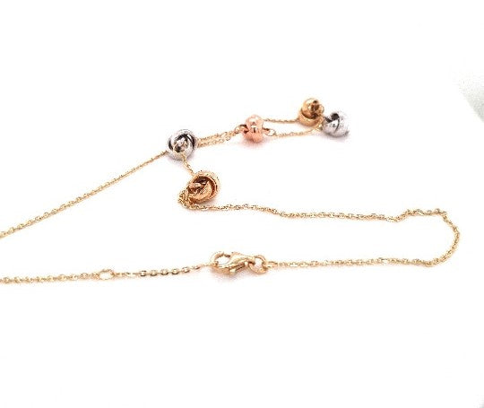 Collier Kette Gelbgold Rotgold Weißgold 585 14 kt