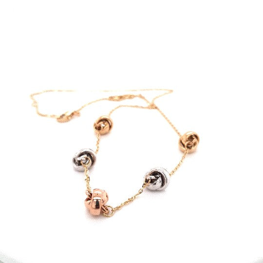 Collier Kette Gelbgold Rotgold Weißgold 585 14 kt