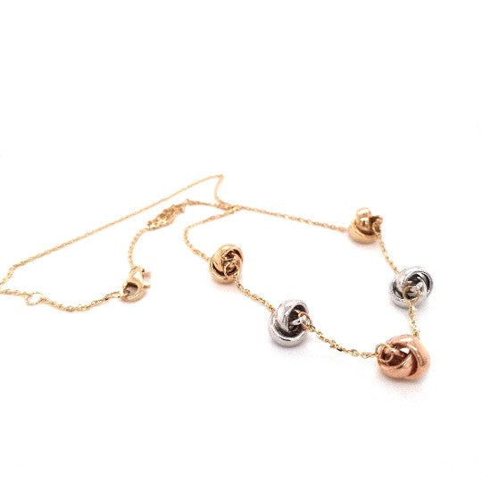 Collier Kette Gelbgold Rotgold Weißgold 585 14 kt