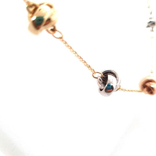Collier Kette Gelbgold Rotgold Weißgold 585 14 kt