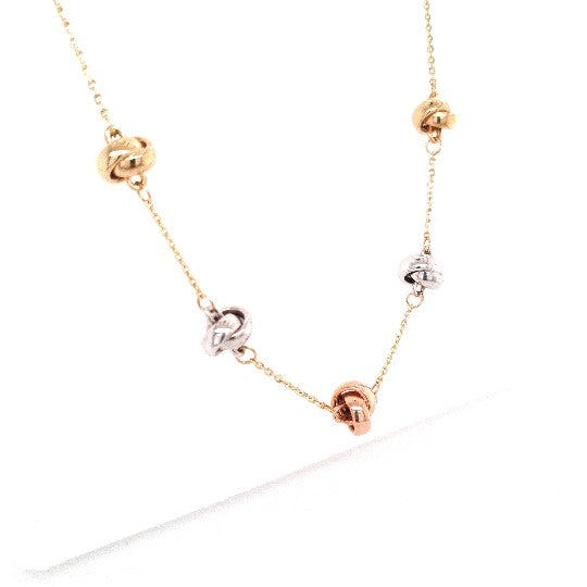 Collier Kette Gelbgold Rotgold Weißgold 585 14 kt