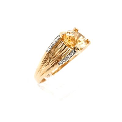 Gold Ring 585 14kt Gr.67