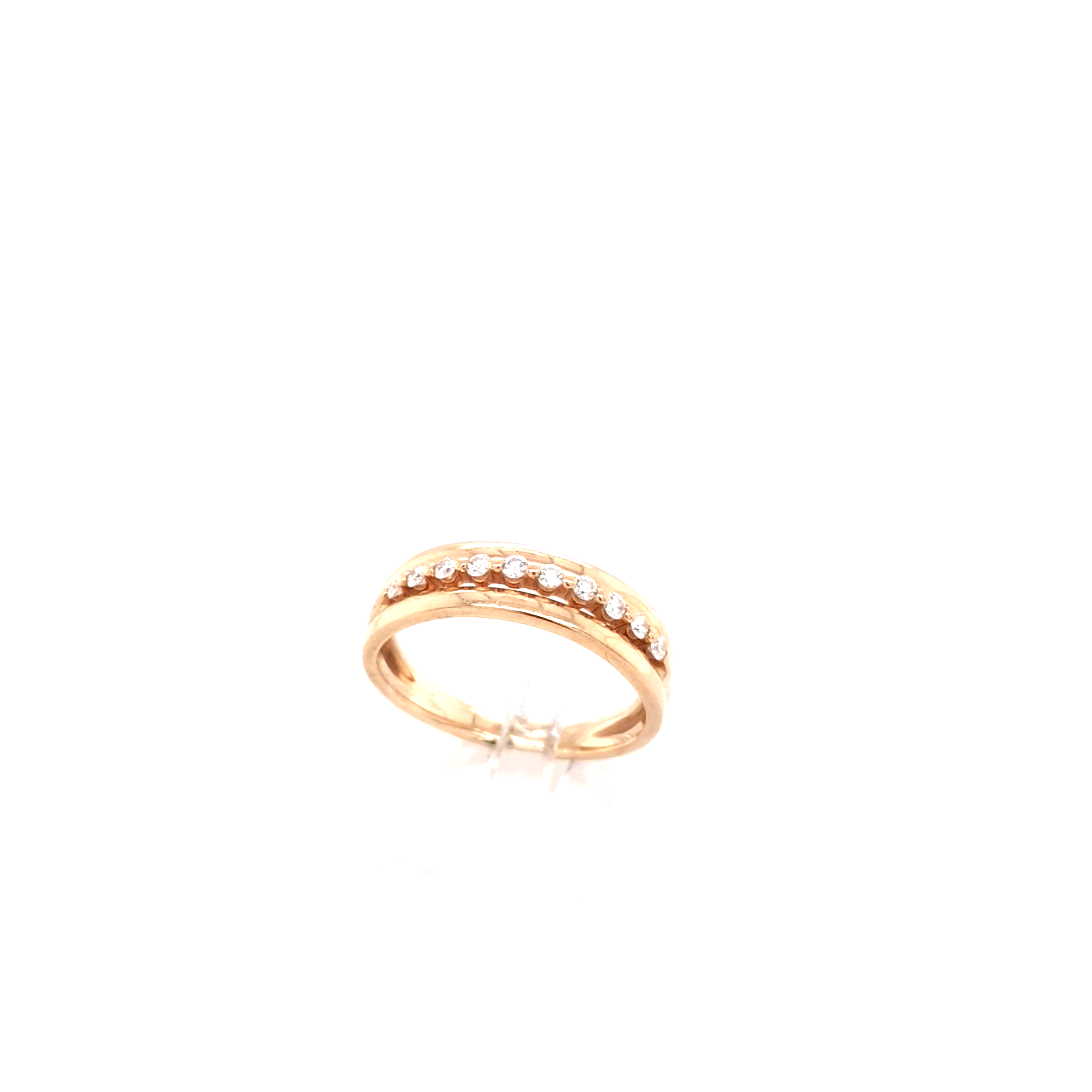 Damen Ring 585 14 kt. Gelbgold Brillanten *57* Schmuck Geschenk