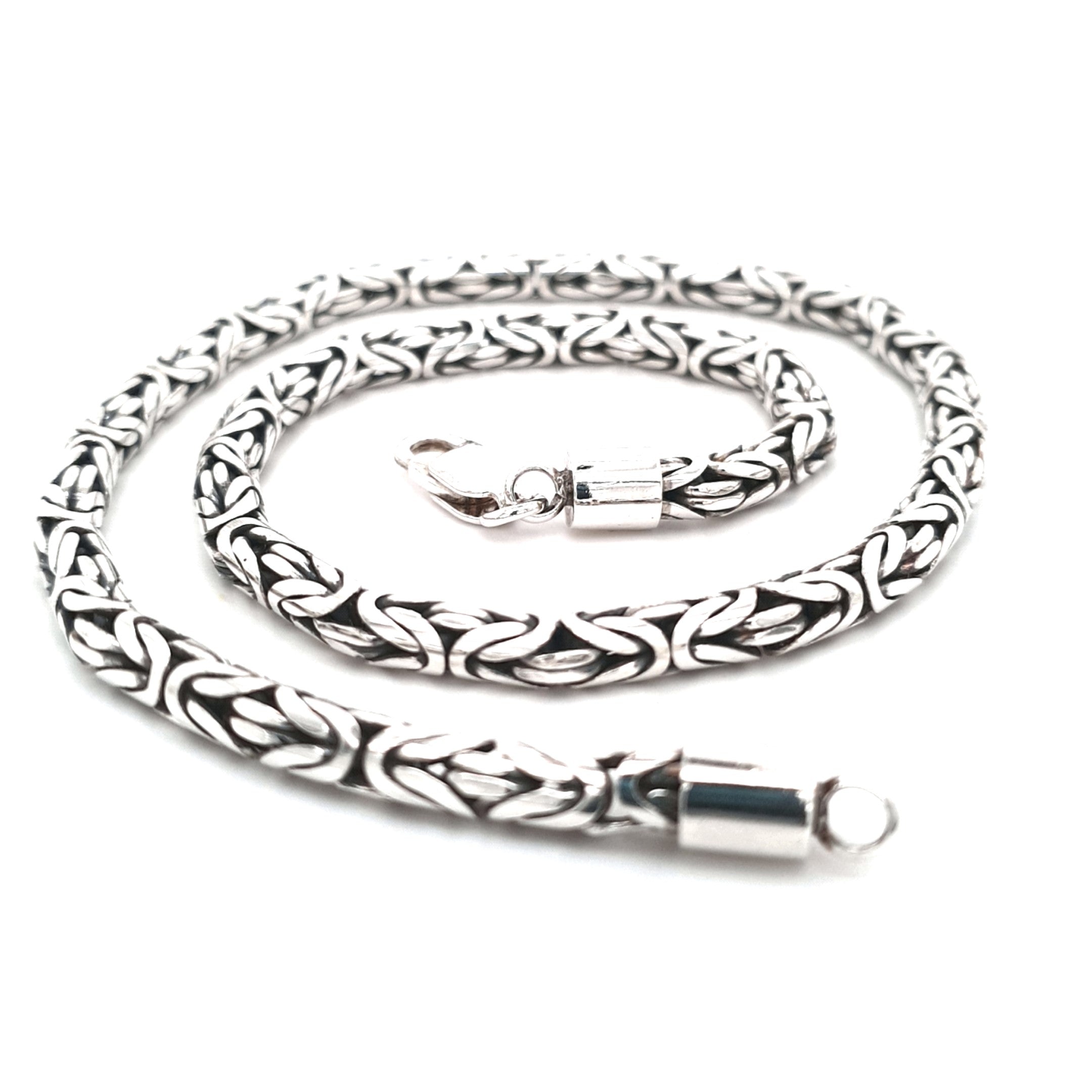 Königskette Silber 925 Rund Unisex Geschenk Schmuck