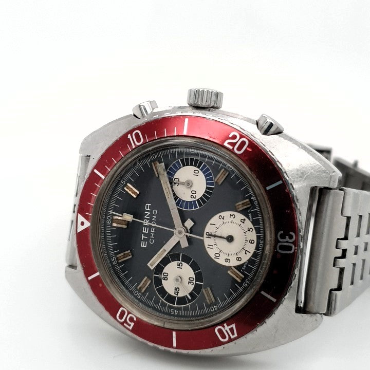 Eterna Tri Compax Chrono. Automatik Stahl 41 mm Ref.: 154FTP-7
