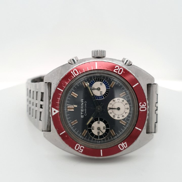 Eterna Tri Compax Chrono. Automatik Stahl 41 mm Ref.: 154FTP-7