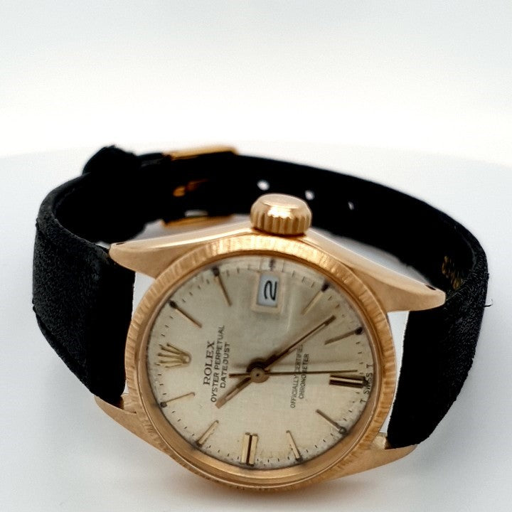 Rolex Datejust Gelb Gold 750 25 mm Ref. 6703 Damen