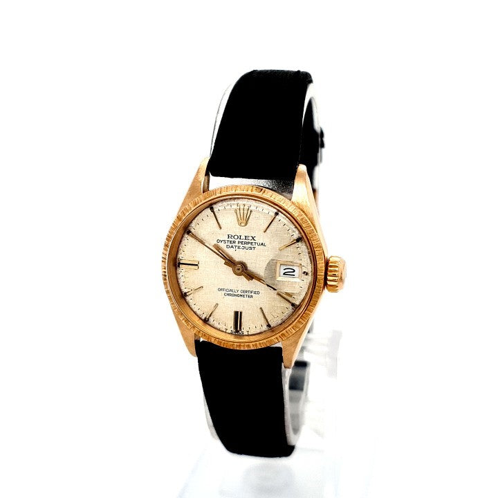 Rolex Datejust Gelb Gold 750 25 mm Ref. 6703 Damen