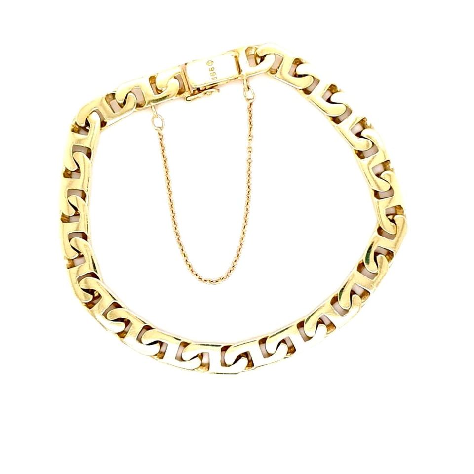 Armband Gold 585 14kt Massiv Unisex